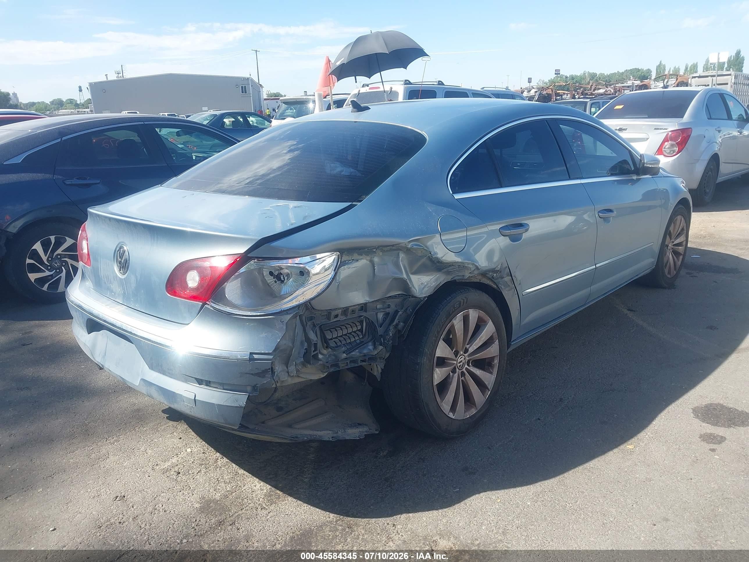 2012 Volkswagen Cc Sport/r-line Синий vin: WVWMP7ANXCE537577