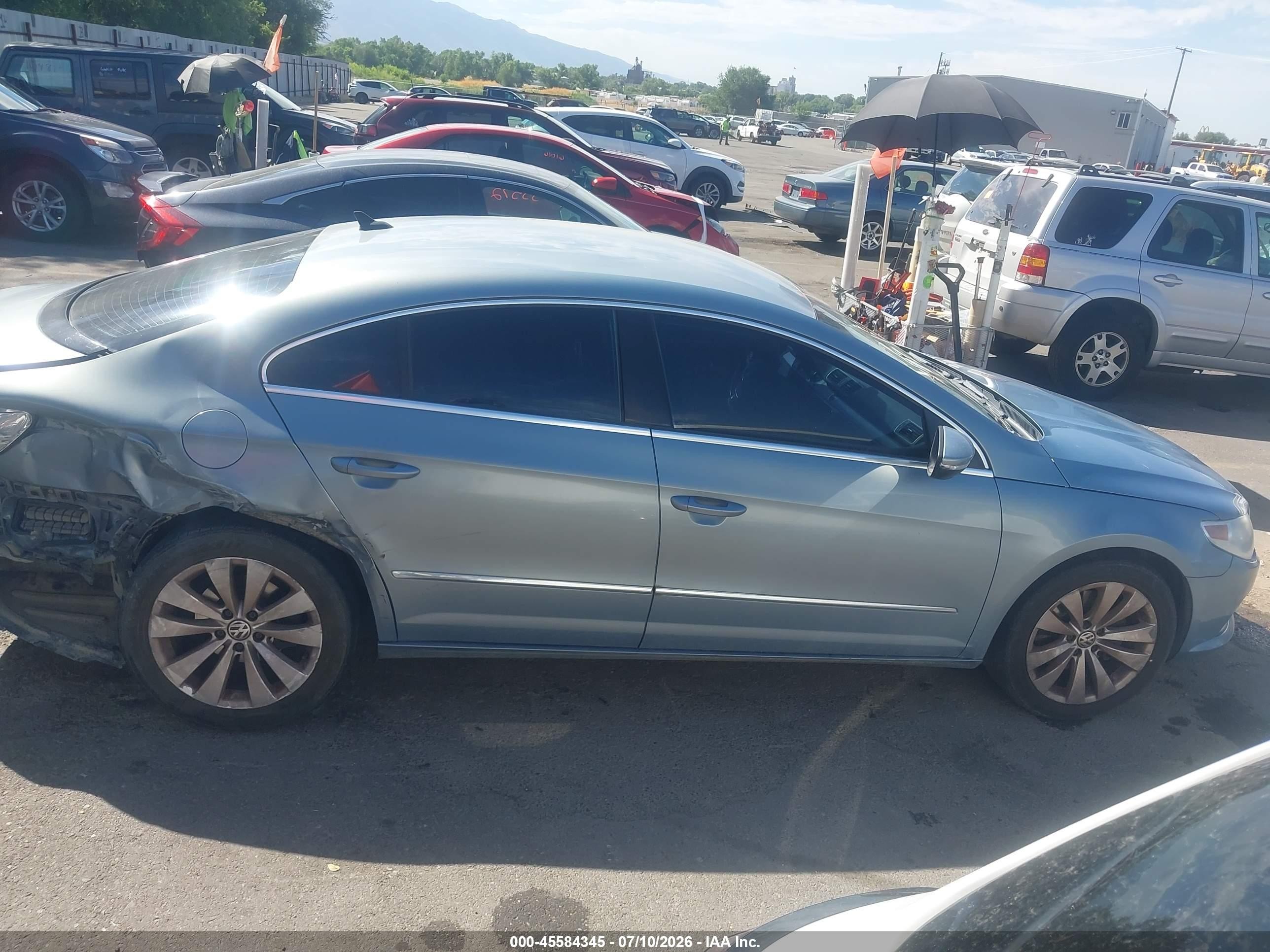 2012 Volkswagen Cc Sport/r-line Синий vin: WVWMP7ANXCE537577