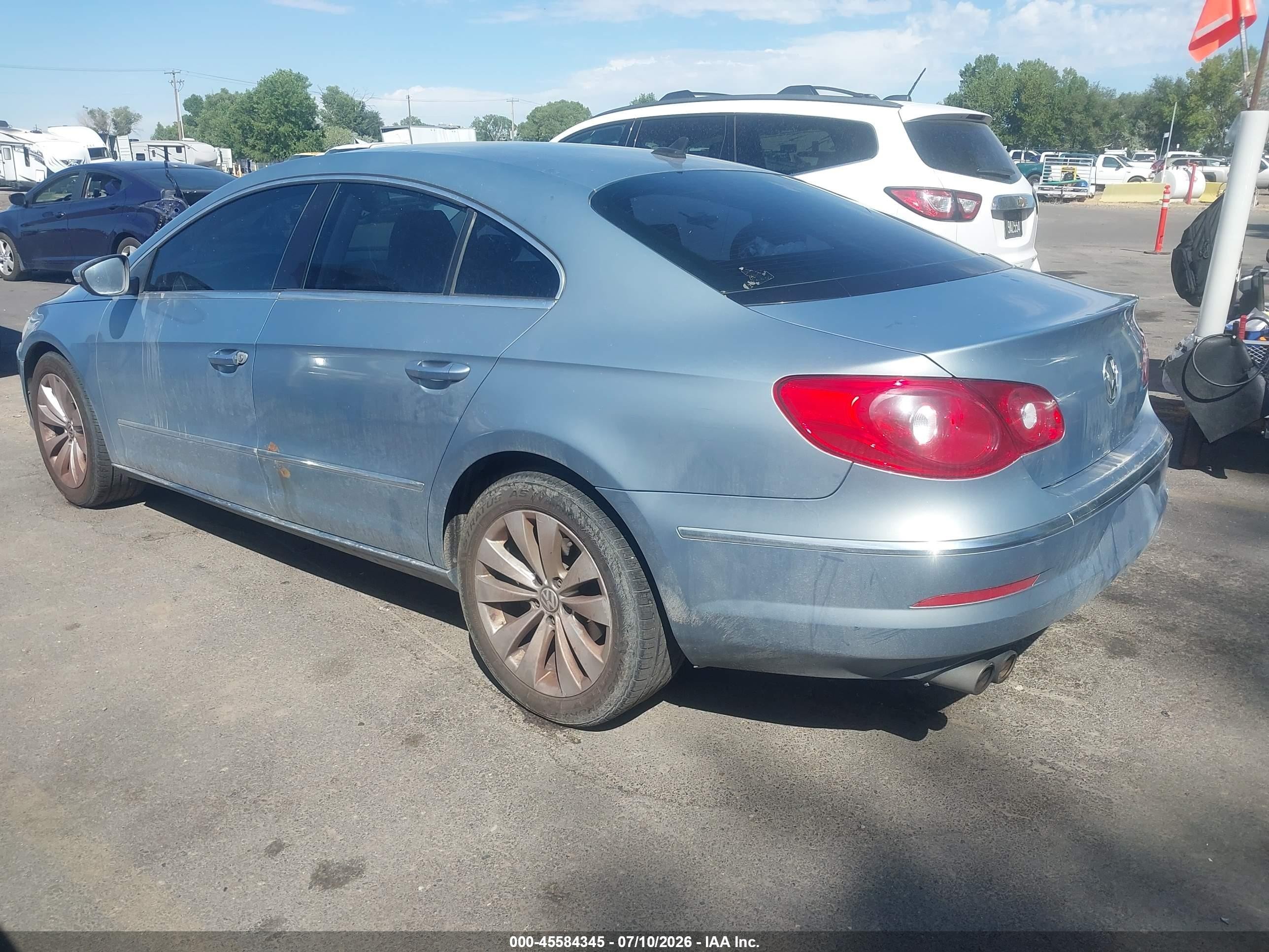 2012 Volkswagen Cc Sport/r-line Синий vin: WVWMP7ANXCE537577