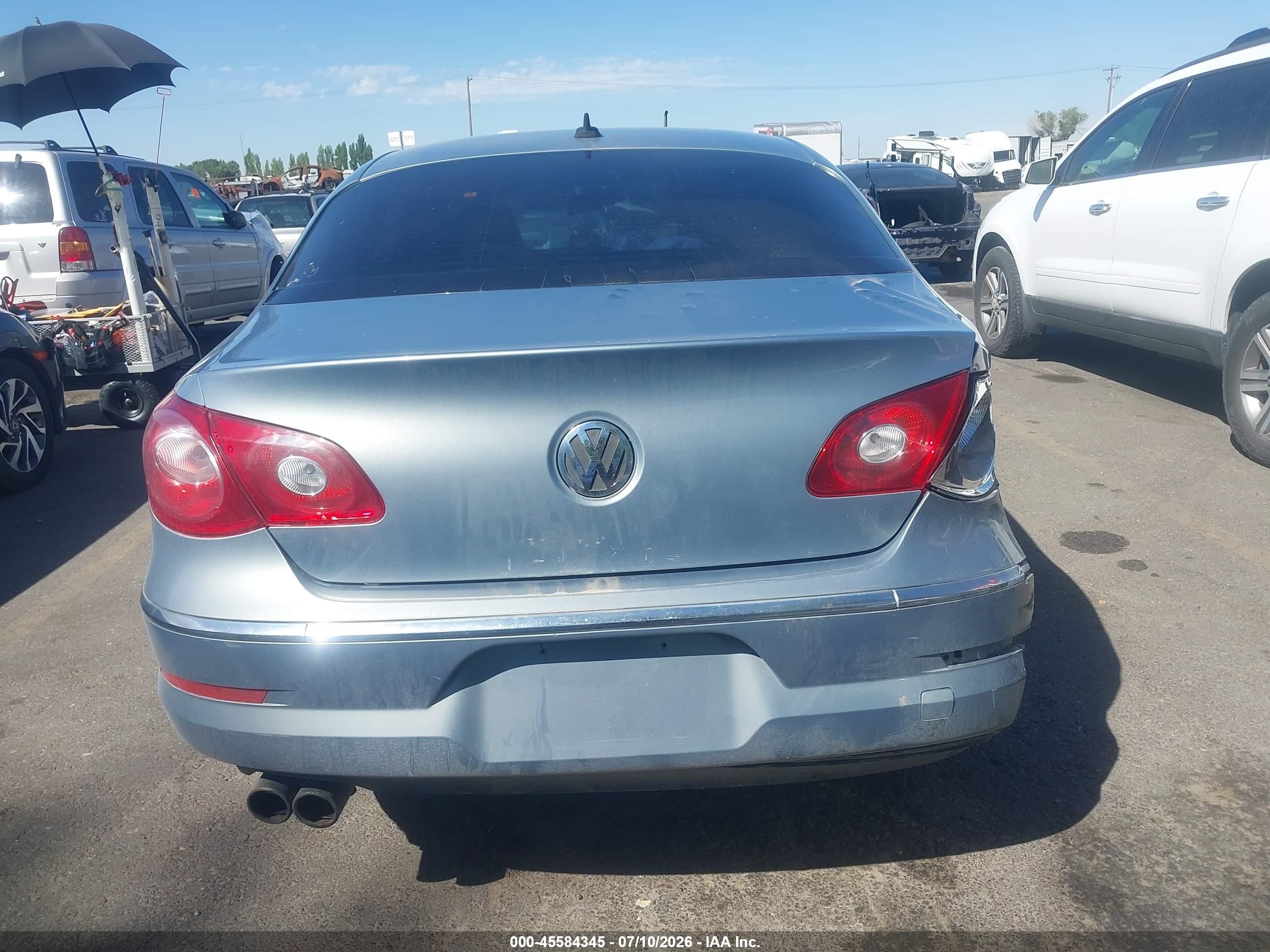 2012 Volkswagen Cc Sport/r-line Синий vin: WVWMP7ANXCE537577