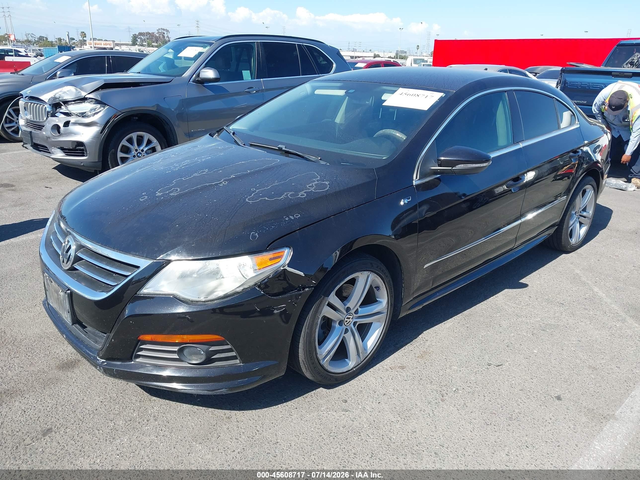 2012 Volkswagen Cc R-line Black vin: WVWMP7ANXCE546778