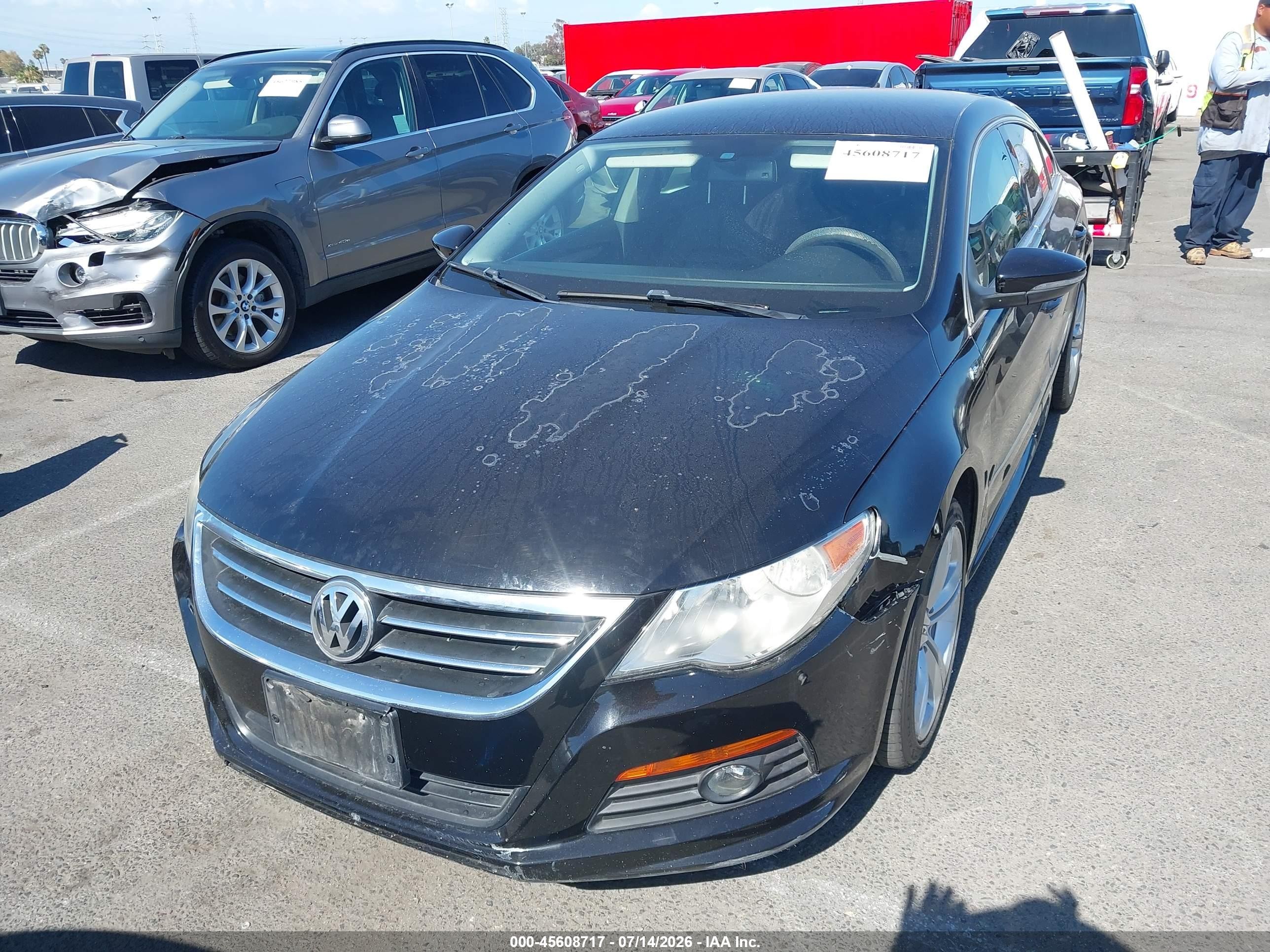 2012 Volkswagen Cc R-line Black vin: WVWMP7ANXCE546778