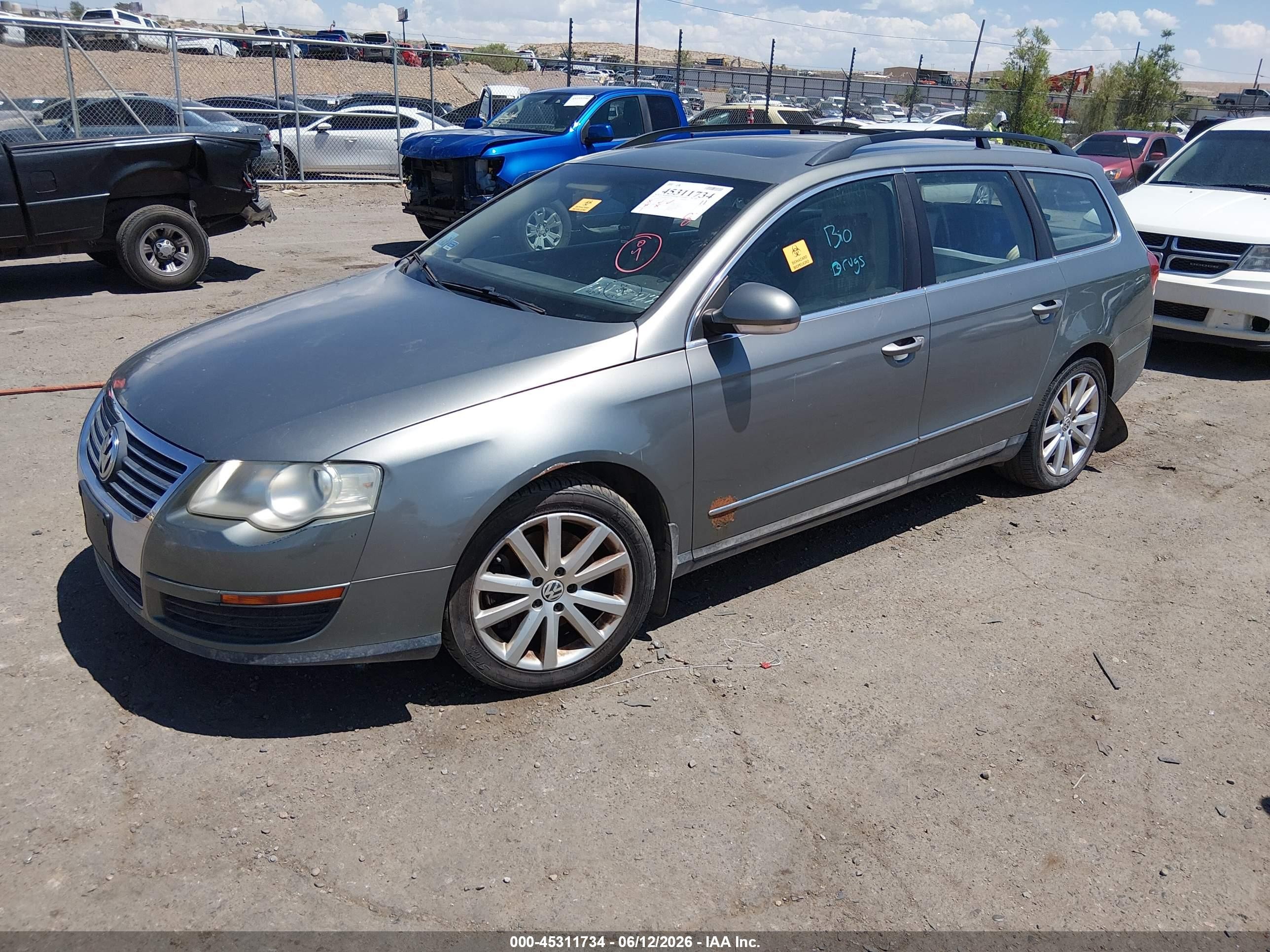 2007 Volkswagen Passat 3.6 Gray vin: WVWMU73C17E008755