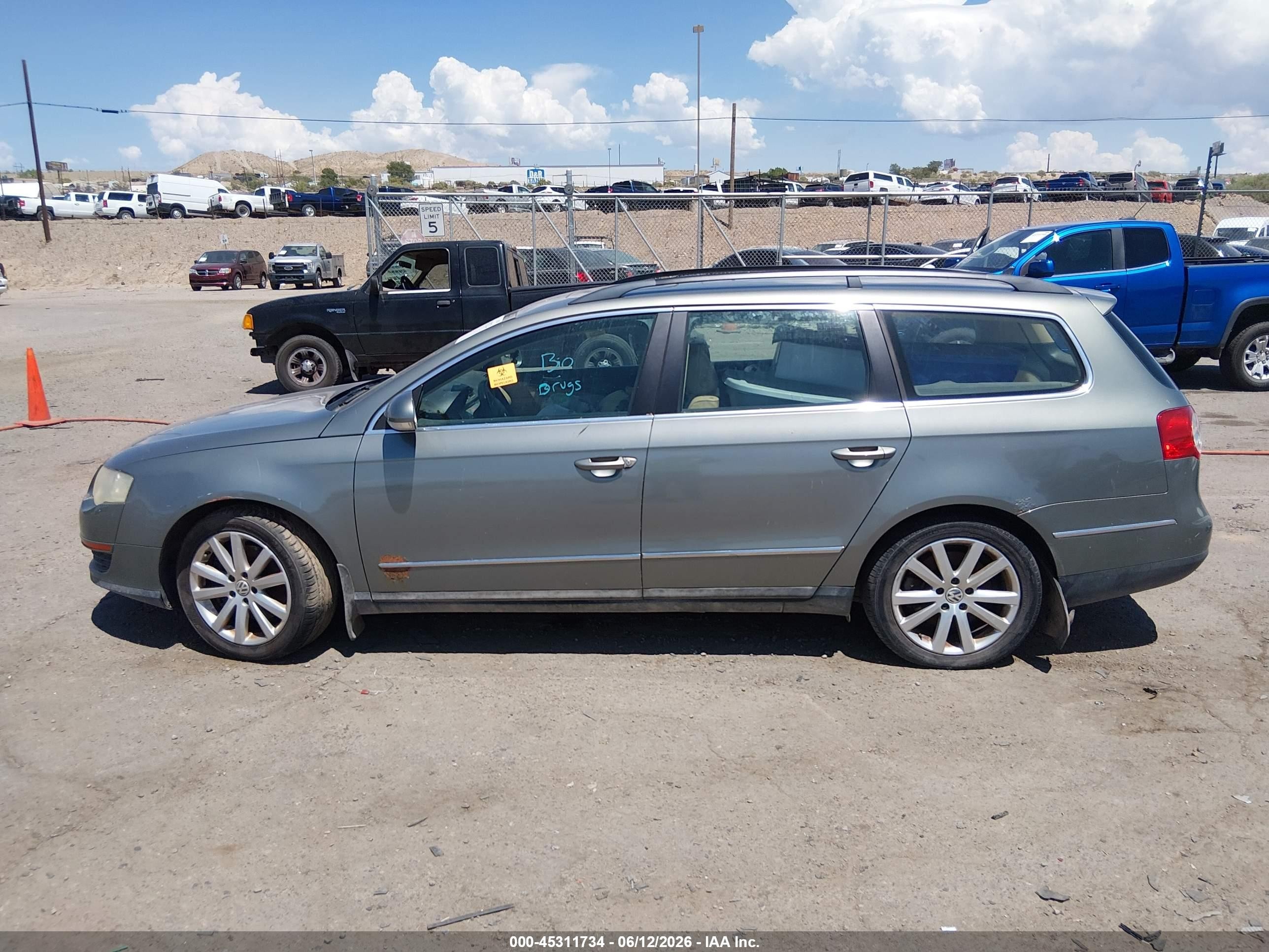 2007 Volkswagen Passat 3.6 Gray vin: WVWMU73C17E008755