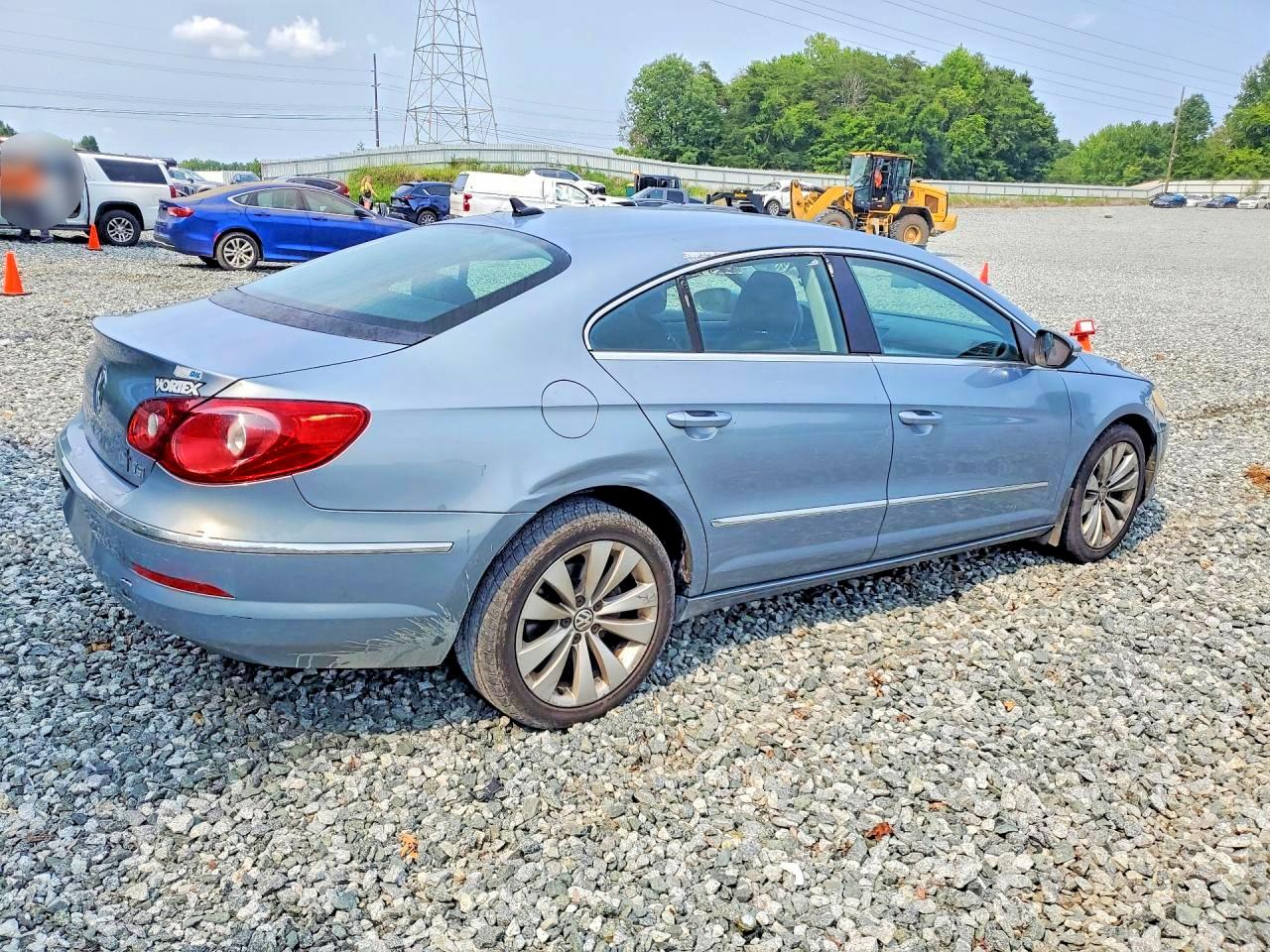 2009 Volkswagen Cc Sport Blue vin: WVWNL73C39E523055