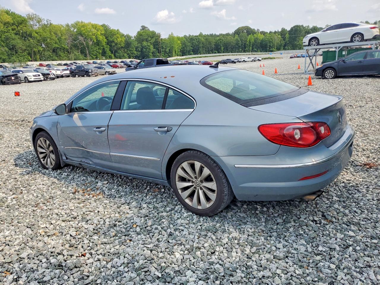 2009 Volkswagen Cc Sport Blue vin: WVWNL73C39E523055