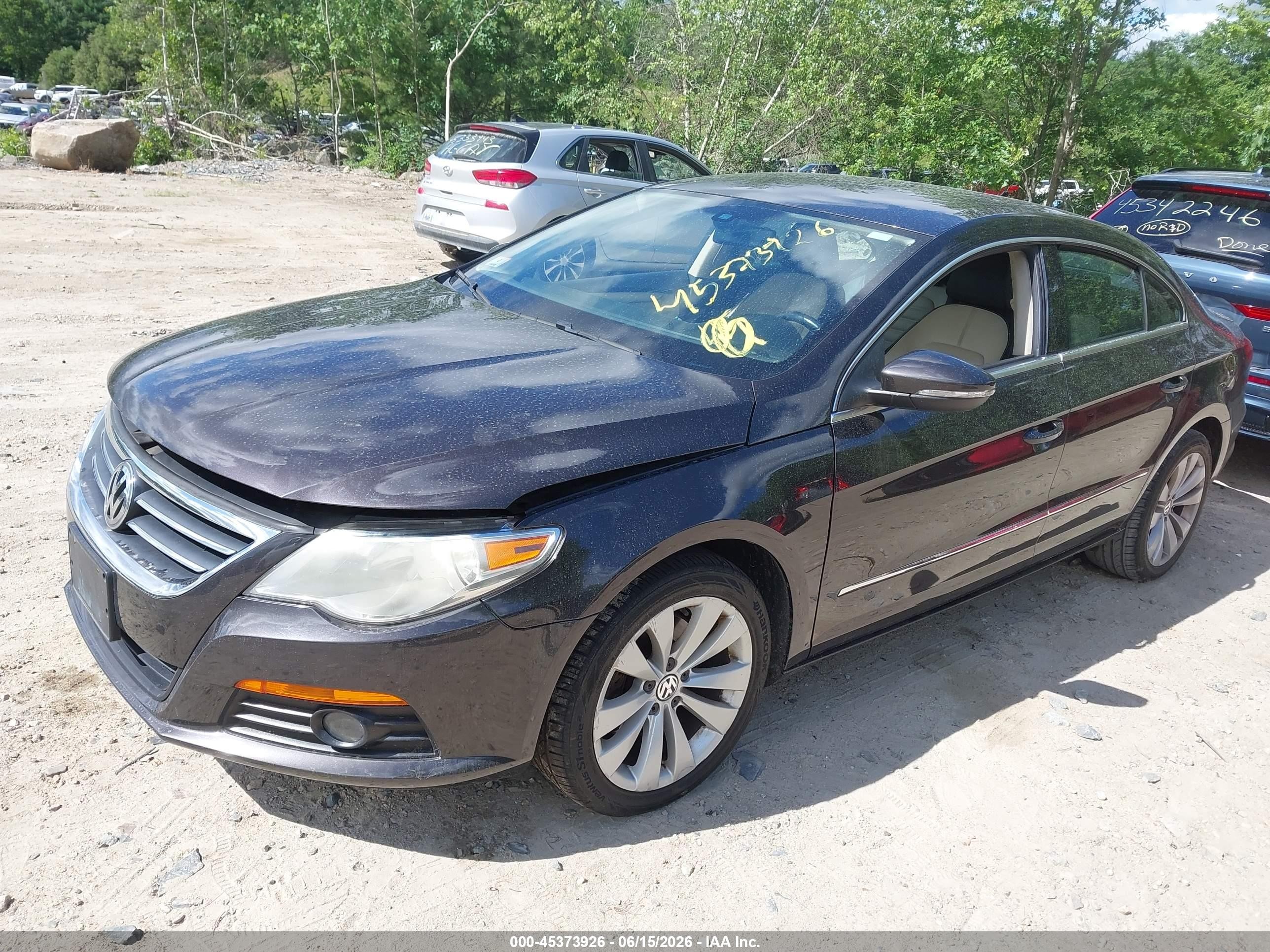2010 Volkswagen Cc Sport Dark Brown vin: WVWNL7AN1AE520857