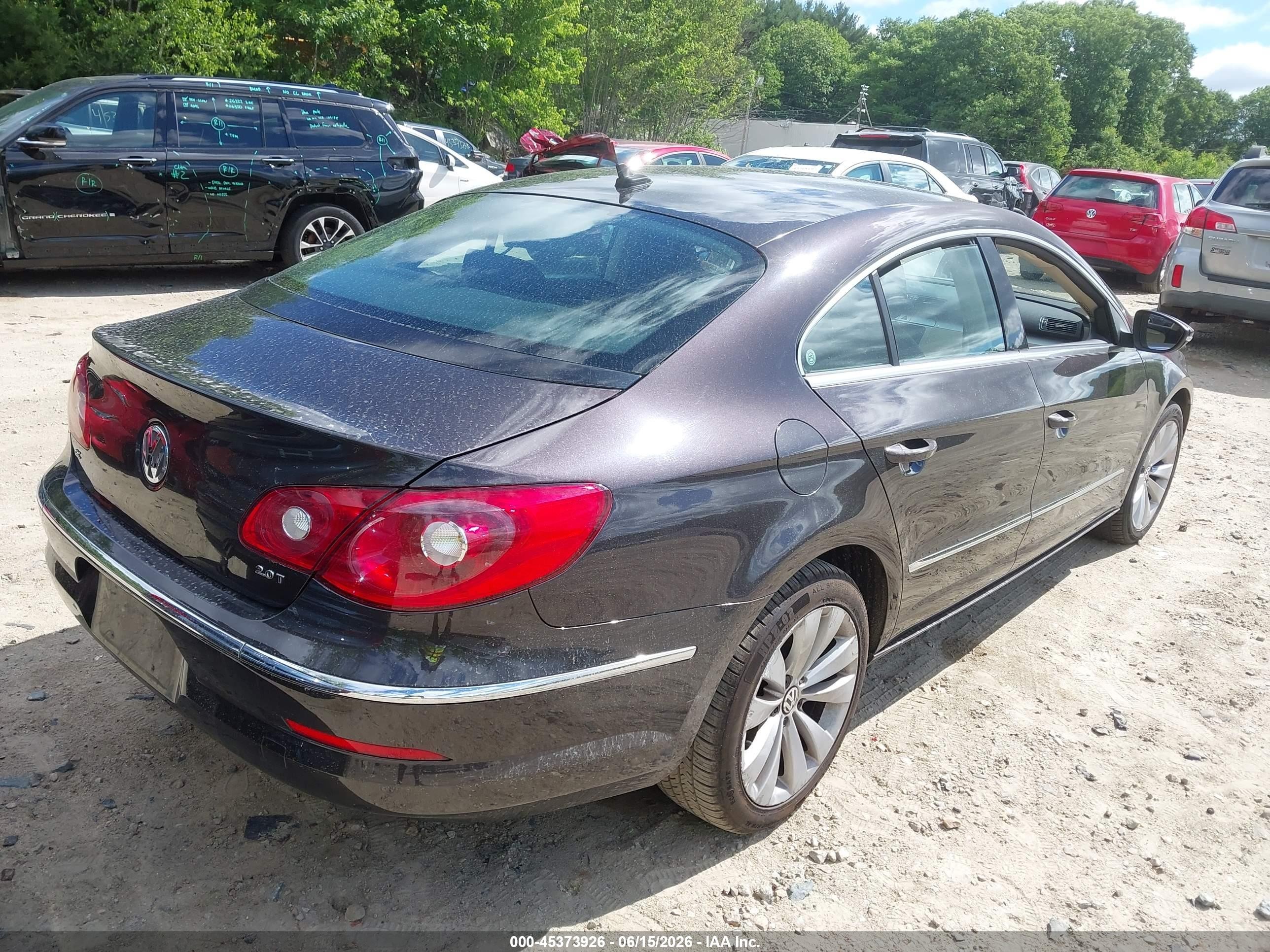 2010 Volkswagen Cc Sport Dark Brown vin: WVWNL7AN1AE520857