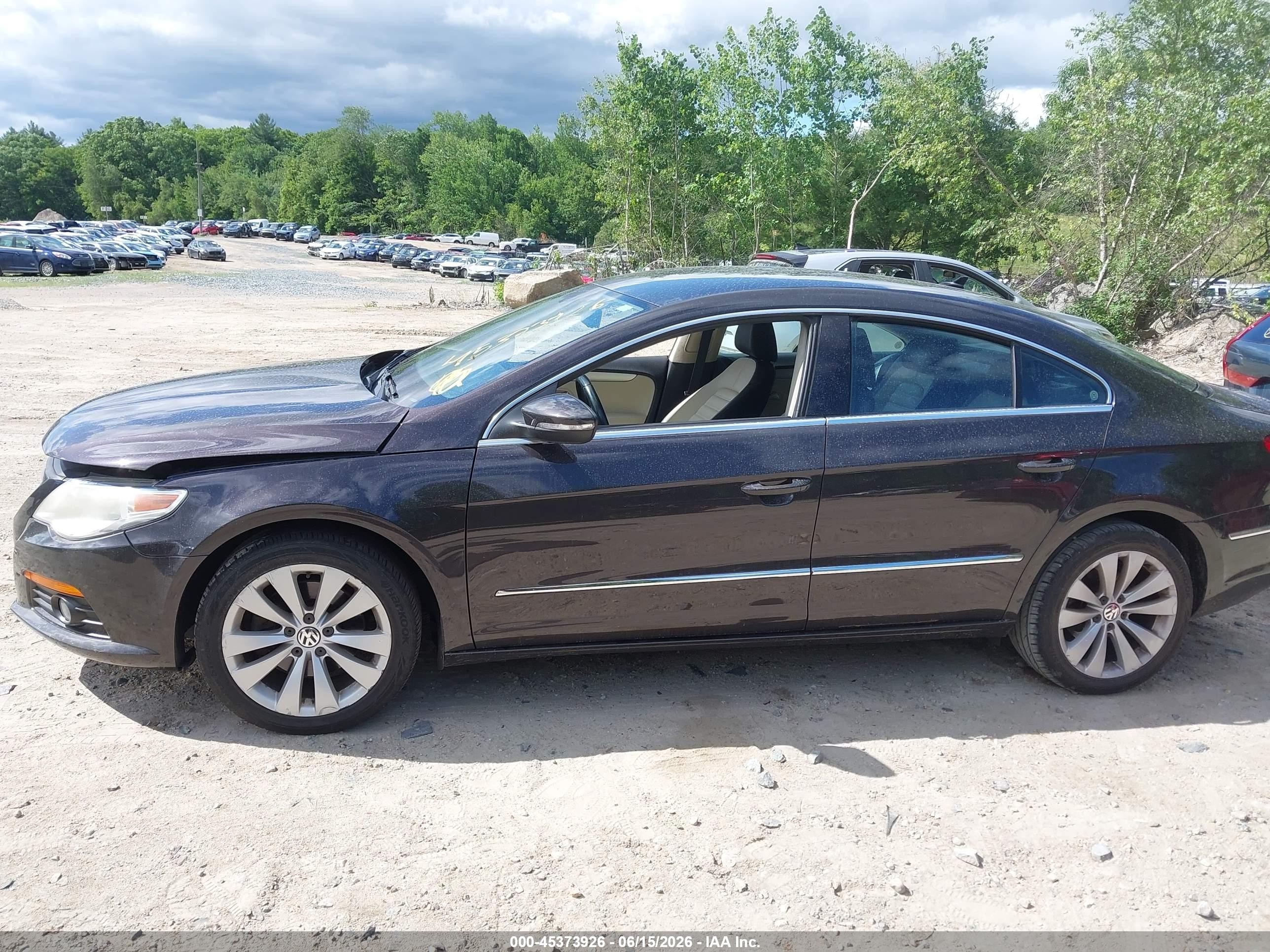 2010 Volkswagen Cc Sport Dark Brown vin: WVWNL7AN1AE520857