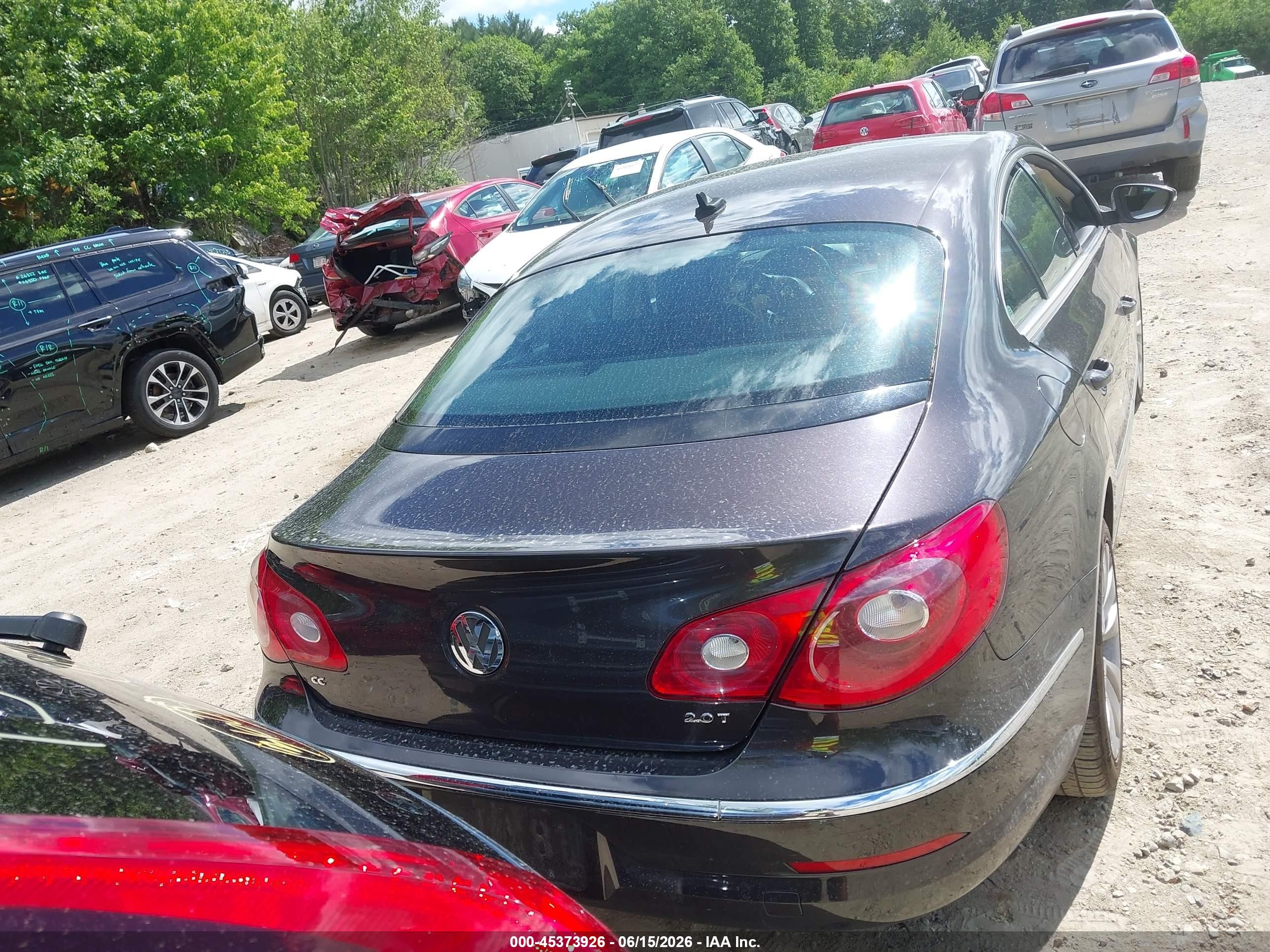 2010 Volkswagen Cc Sport Dark Brown vin: WVWNL7AN1AE520857