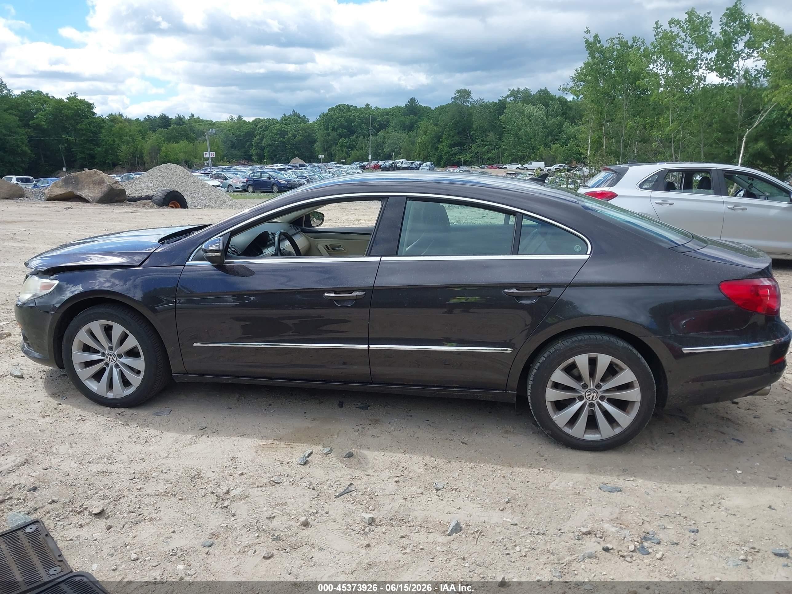 2010 Volkswagen Cc Sport Dark Brown vin: WVWNL7AN1AE520857