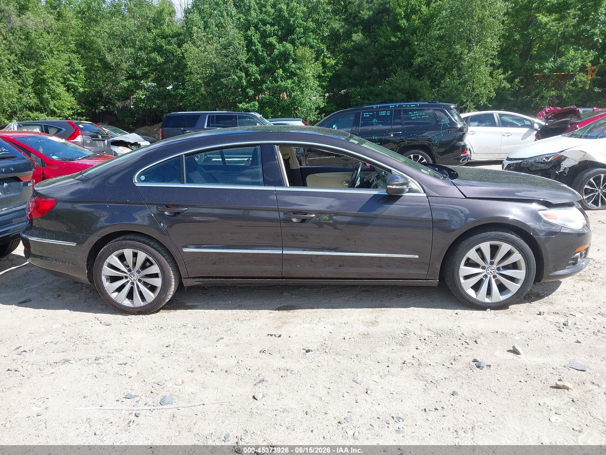 2010 Volkswagen Cc Sport Dark Brown vin: WVWNL7AN1AE520857