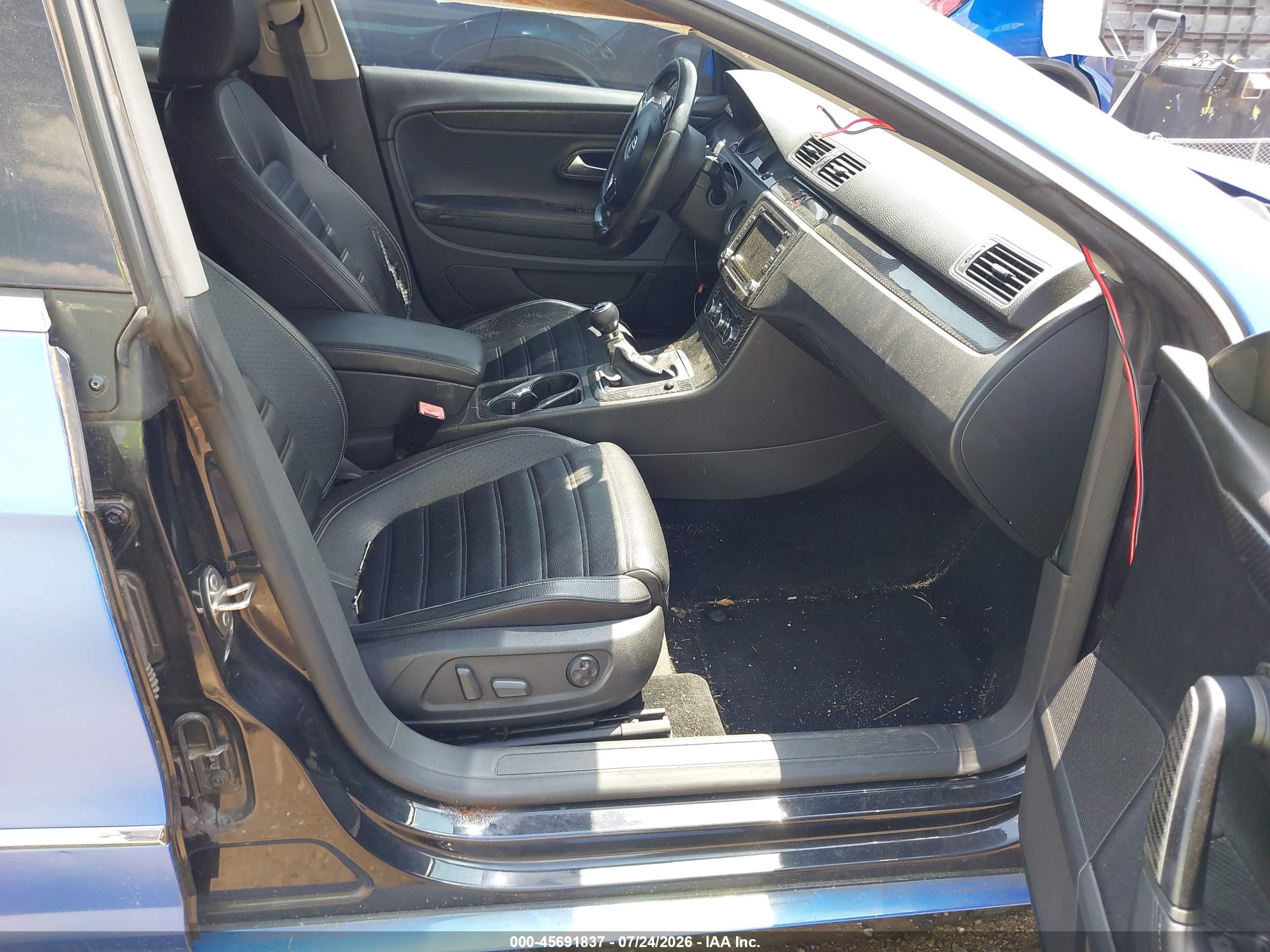 2010 Volkswagen Cc Sport Blue vin: WVWNL7AN5AE506315