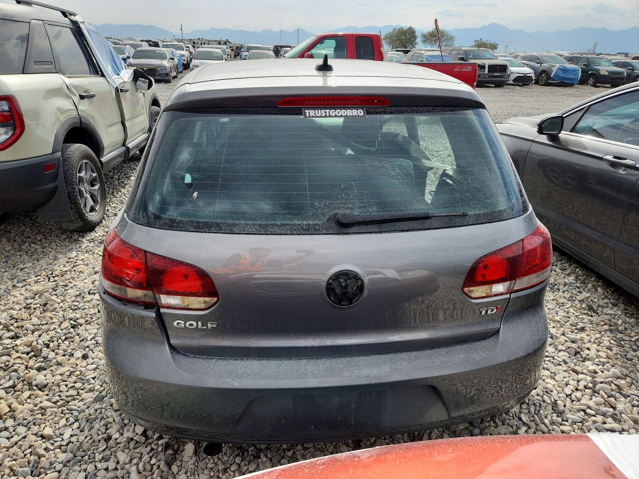 2012 Volkswagen Golf Gray vin: WVWNM7AJ0CW045936