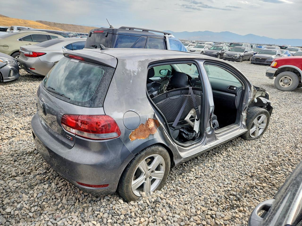2012 Volkswagen Golf Gray vin: WVWNM7AJ0CW045936