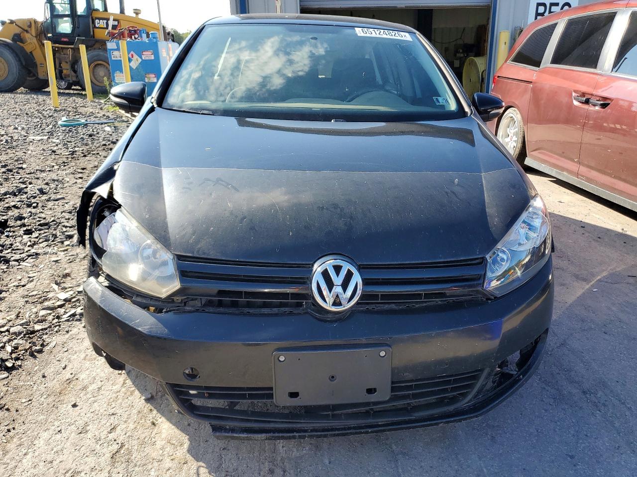 2014 Volkswagen Golf Black vin: WVWNM7AJ0EW007187
