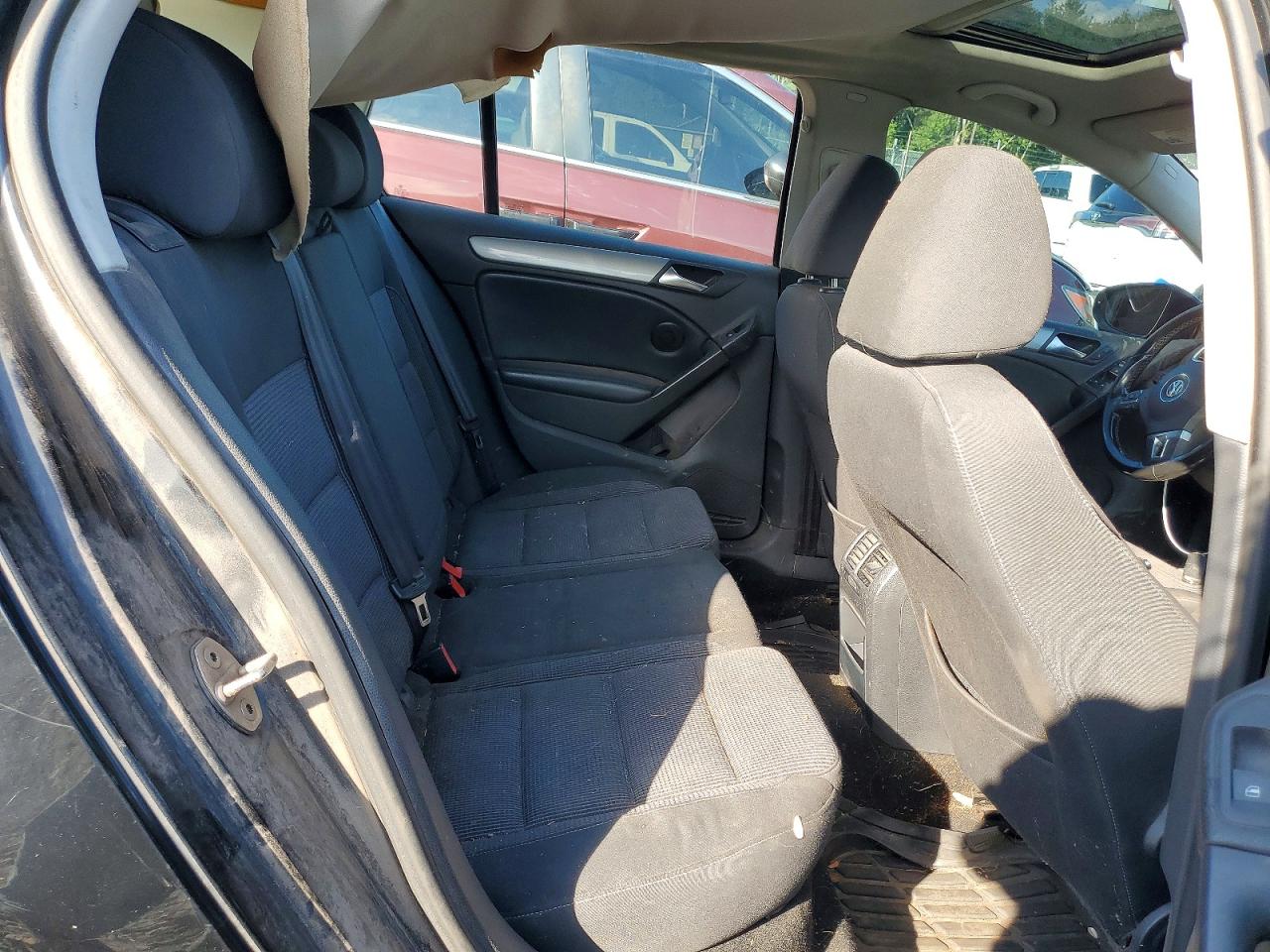 2014 Volkswagen Golf Black vin: WVWNM7AJ0EW007187