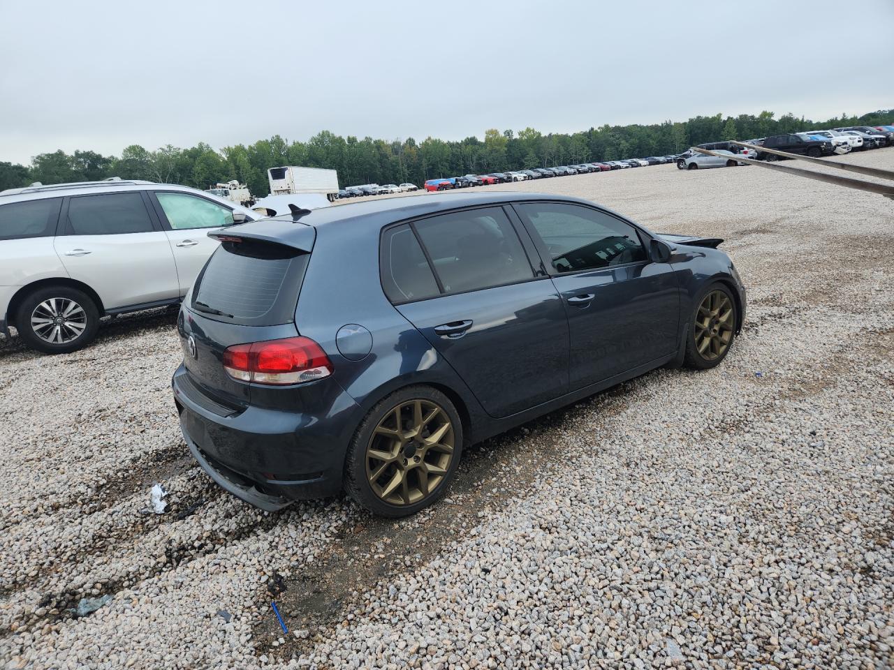 2011 Volkswagen Golf Синий vin: WVWNM7AJ3BW204768