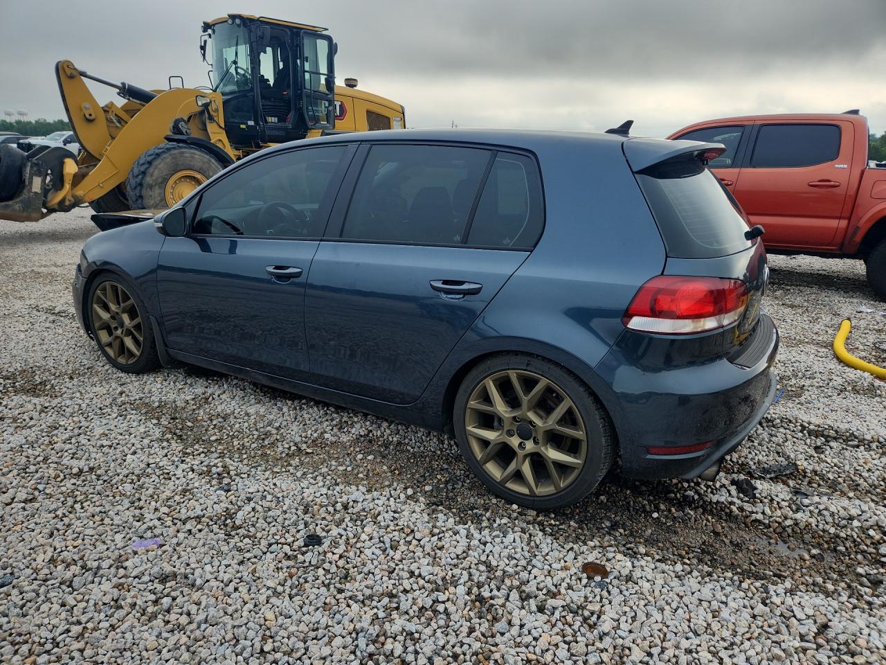 2011 Volkswagen Golf Синий vin: WVWNM7AJ3BW204768