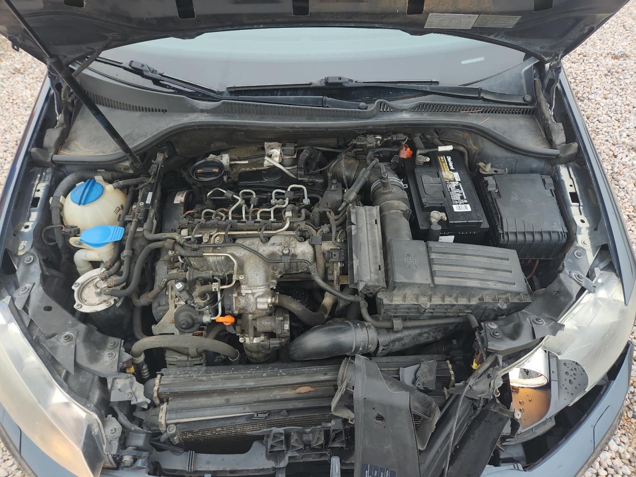 2011 Volkswagen Golf Синий vin: WVWNM7AJ3BW204768