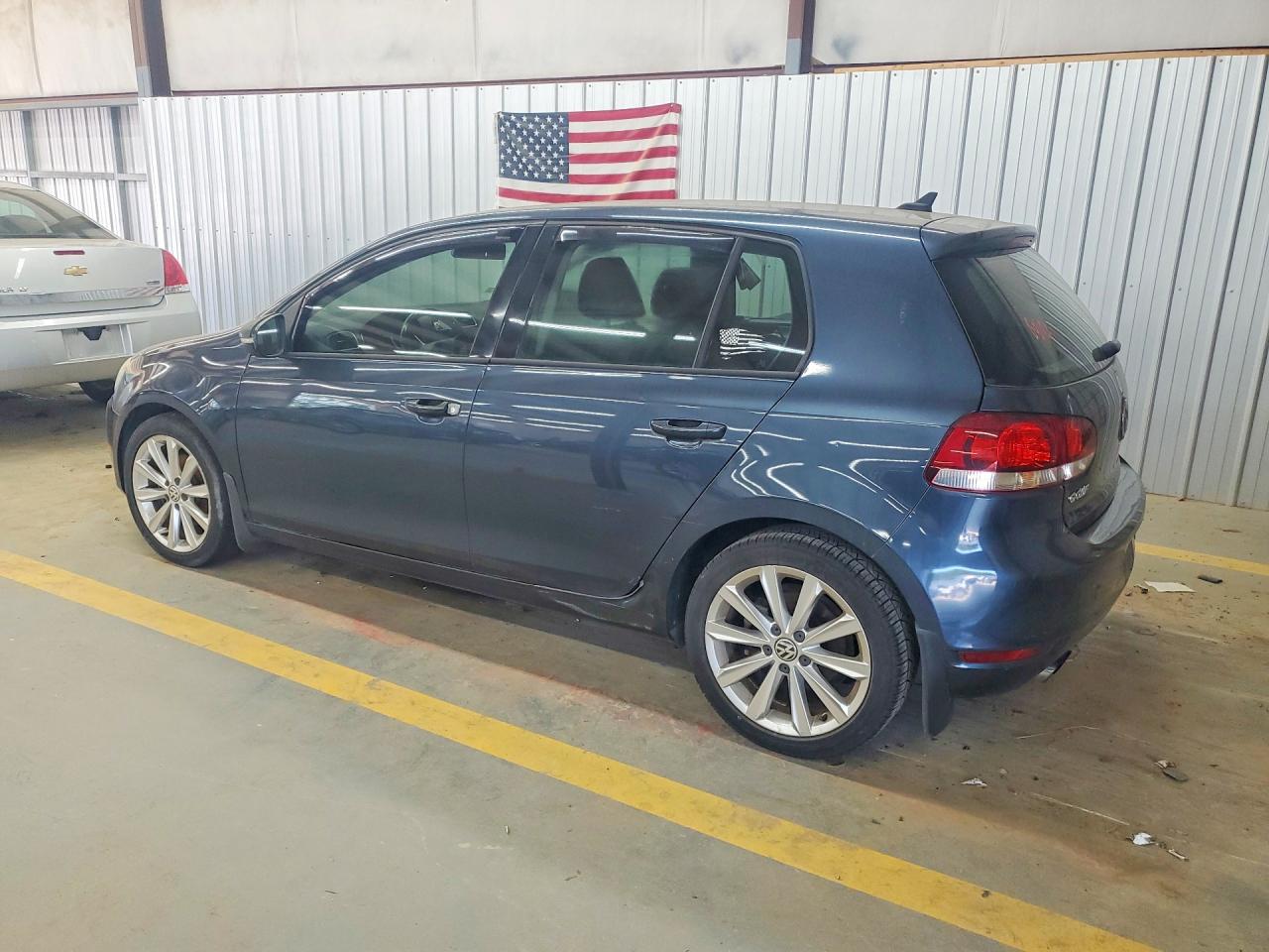 2012 Volkswagen Golf Blue vin: WVWNM7AJ3CW247136