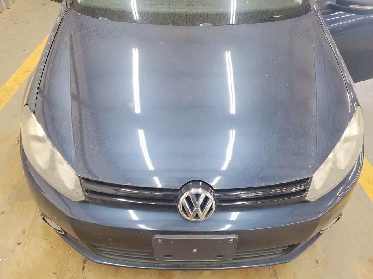 2012 Volkswagen Golf Blue vin: WVWNM7AJ3CW247136