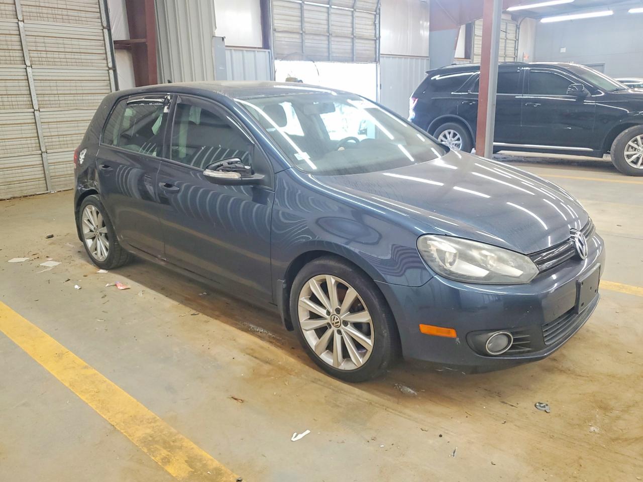 2012 Volkswagen Golf Blue vin: WVWNM7AJ3CW247136