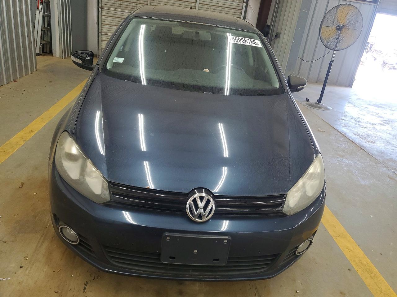 2012 Volkswagen Golf Blue vin: WVWNM7AJ3CW247136