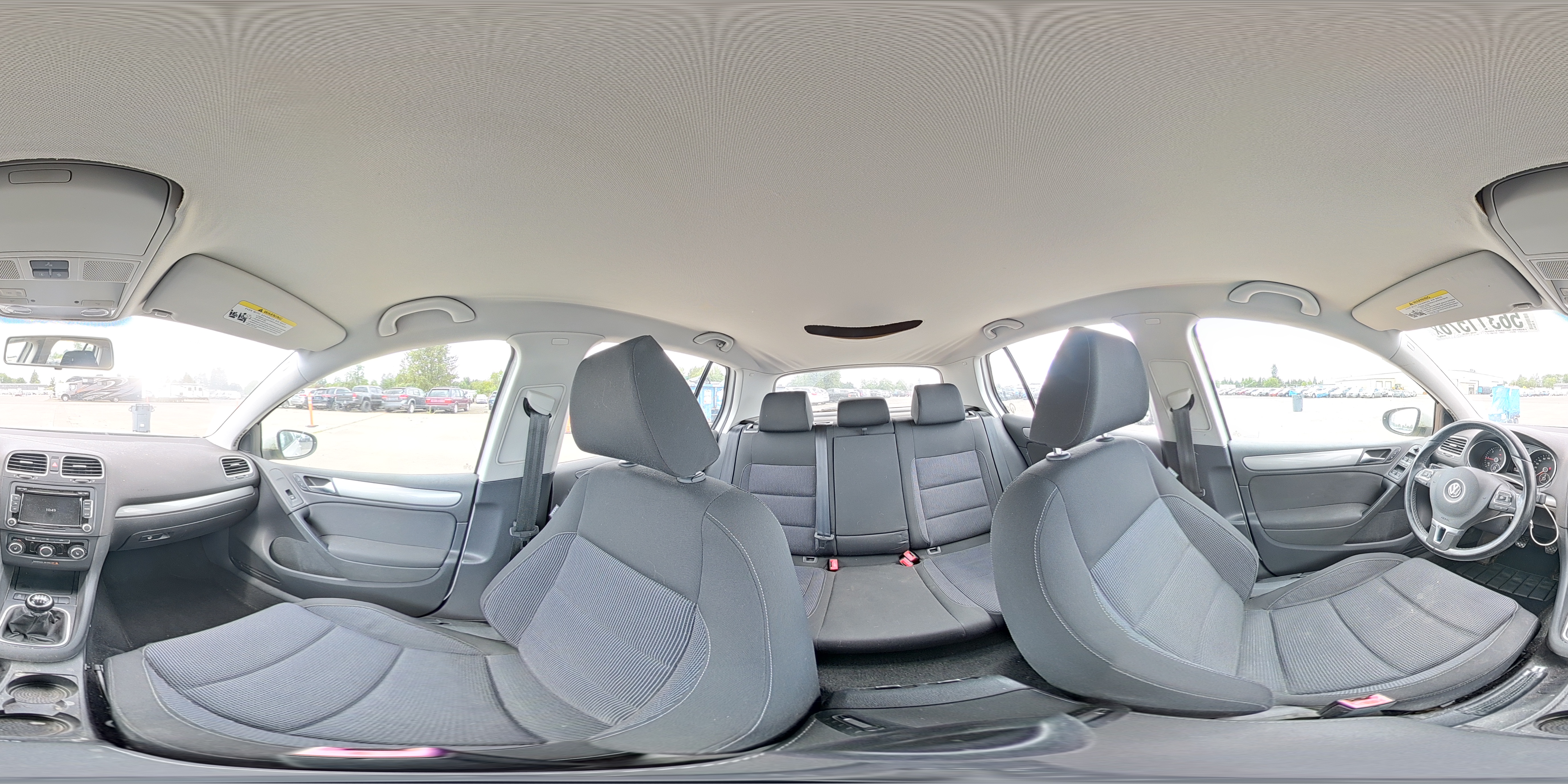2012 Volkswagen Golf White vin: WVWNM7AJ3CW294313