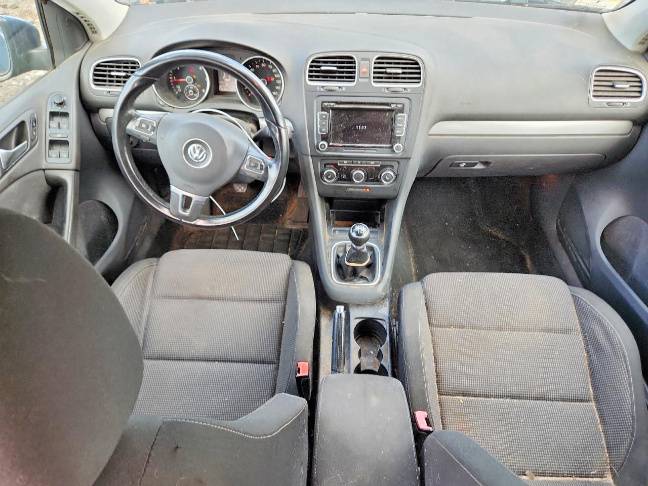 2012 Volkswagen Golf Blue vin: WVWNM7AJ4CW160541
