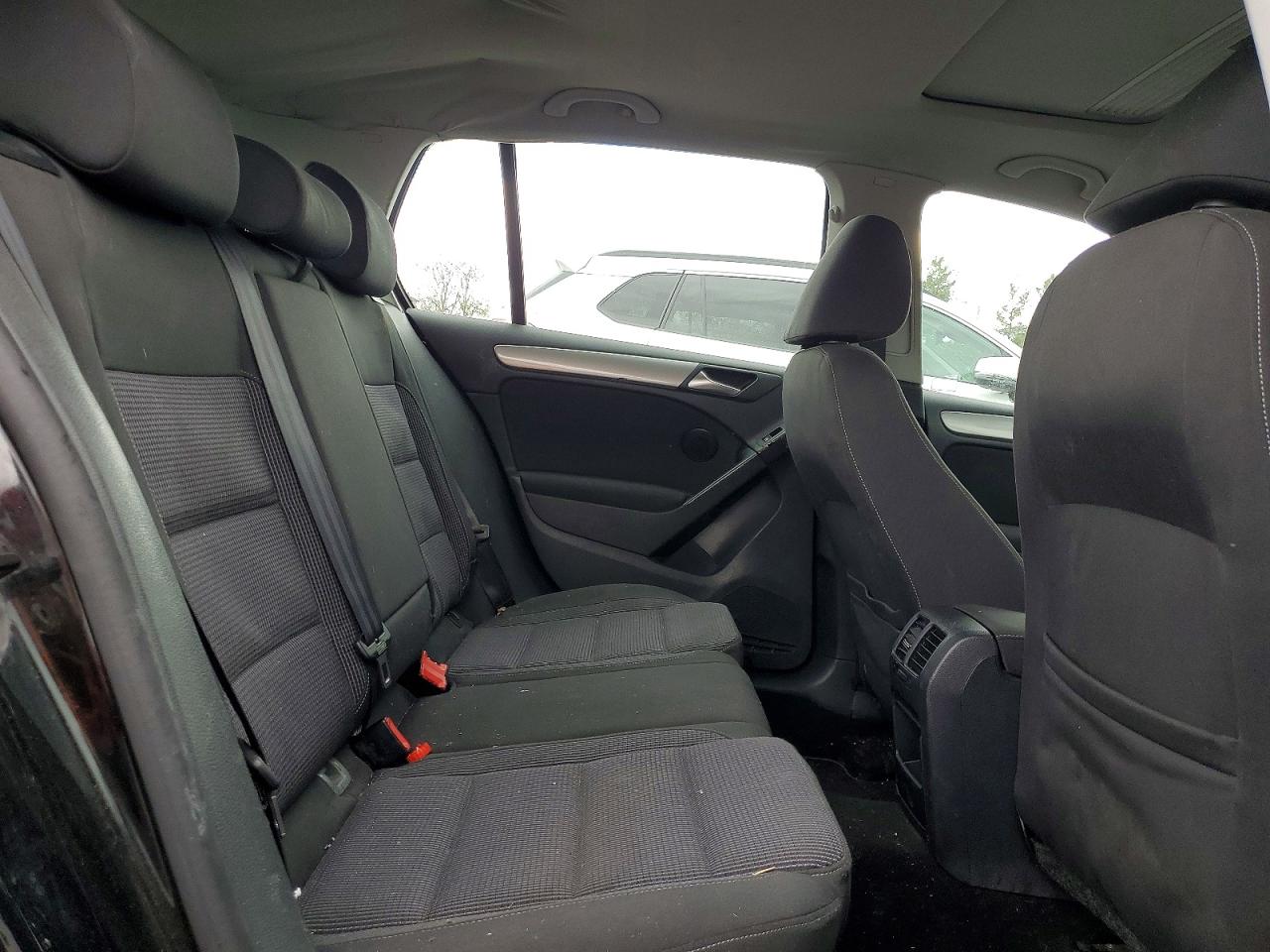 2013 Volkswagen Golf Black vin: WVWNM7AJ5DW000671