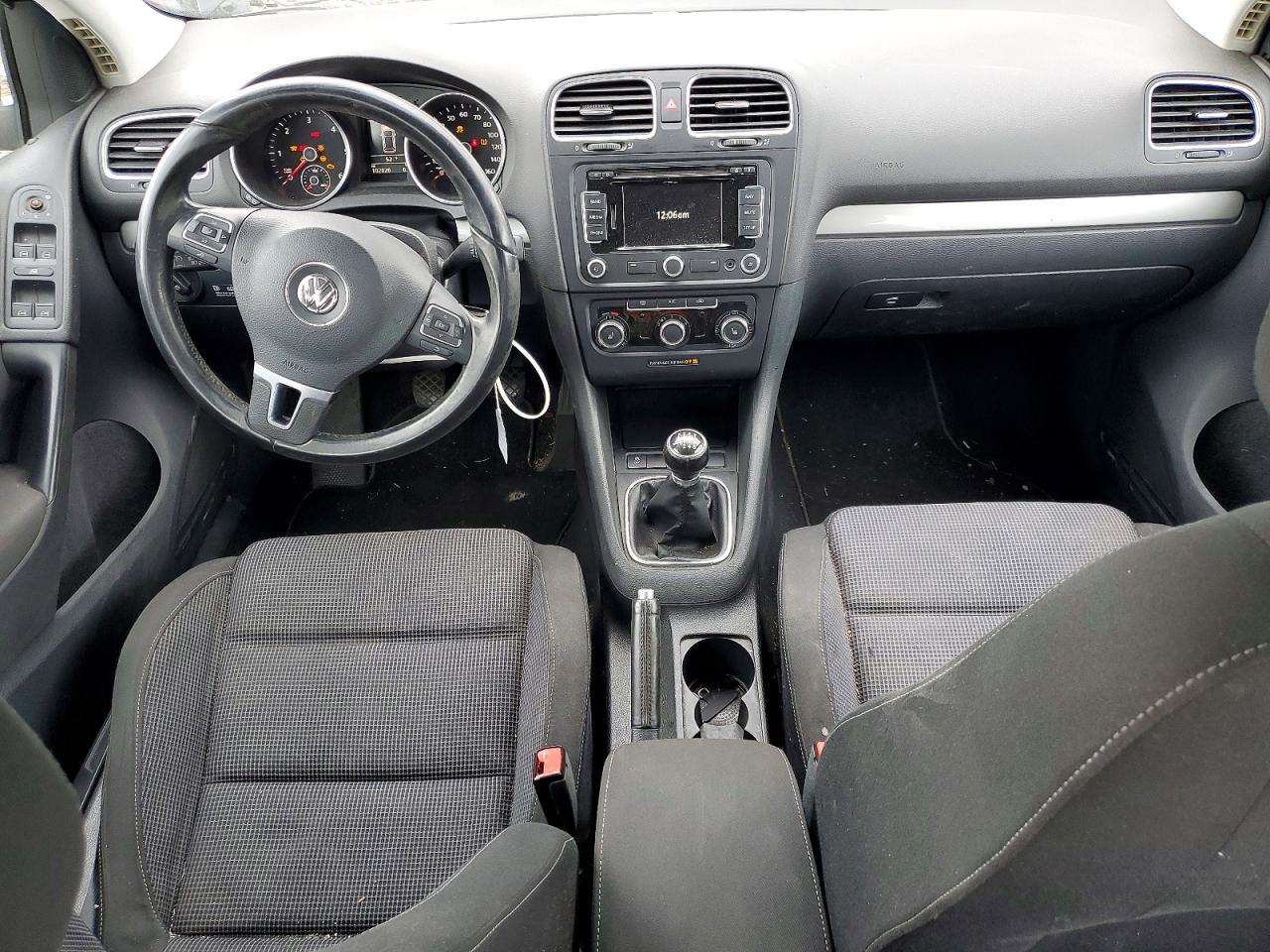 2013 Volkswagen Golf Black vin: WVWNM7AJ5DW000671