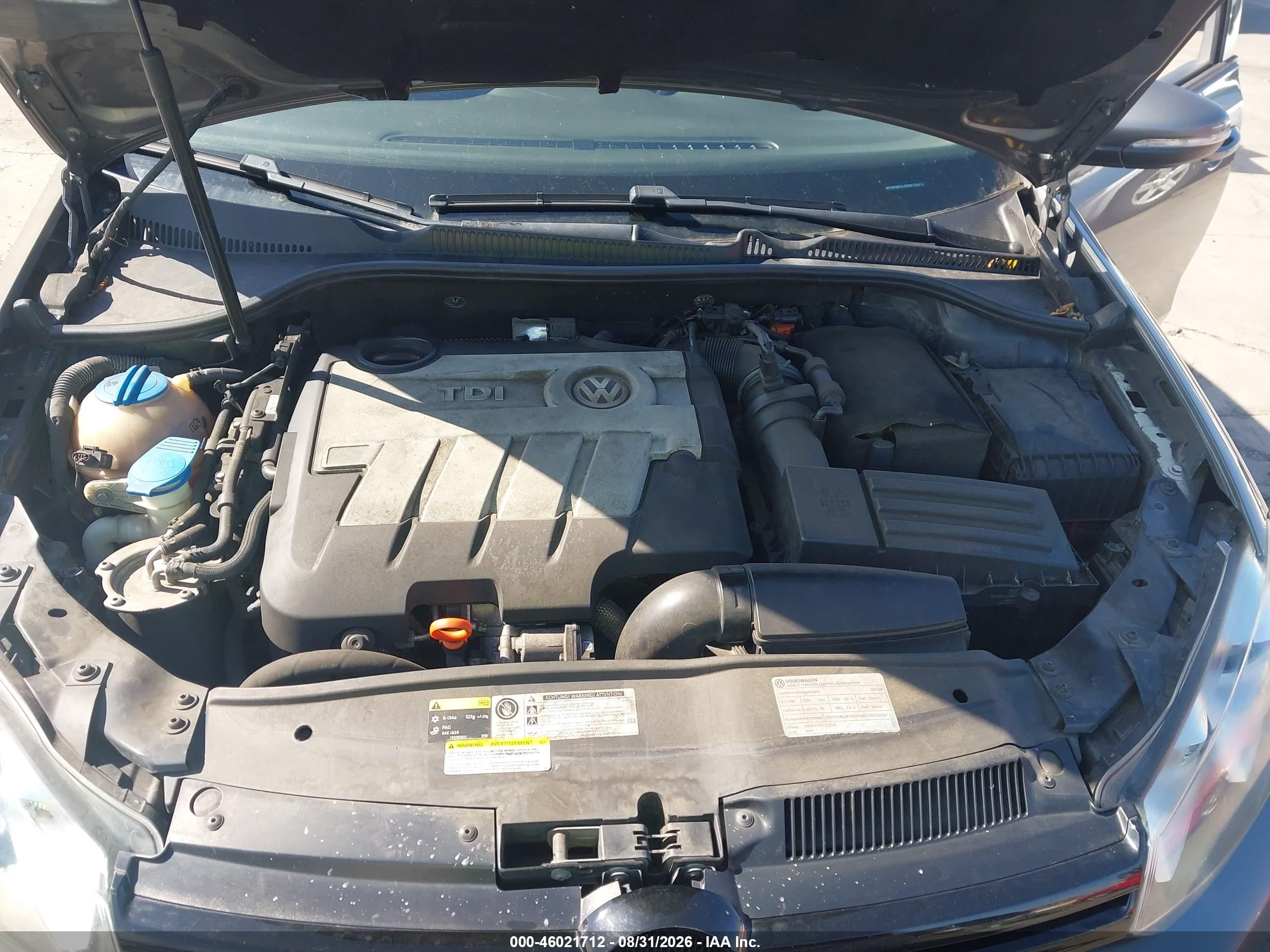 2013 Volkswagen Golf 2.0l Tdi 4-door Gray vin: WVWNM7AJ5DW132412
