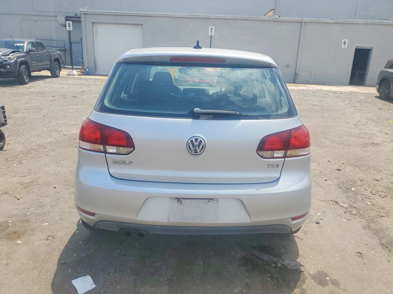 2012 Volkswagen Golf Silver vin: WVWNM7AJ8CW301062