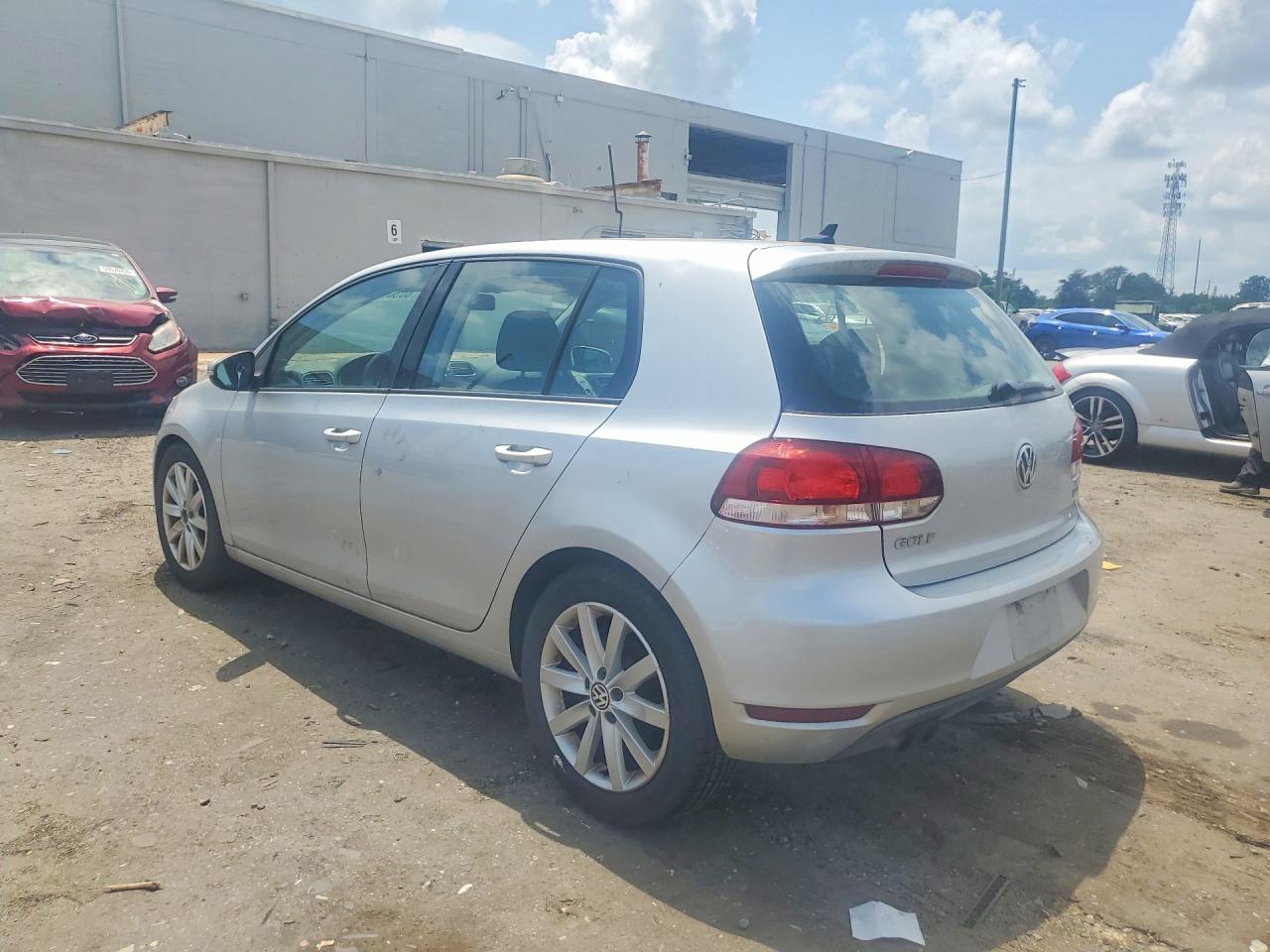 2012 Volkswagen Golf Silver vin: WVWNM7AJ8CW301062