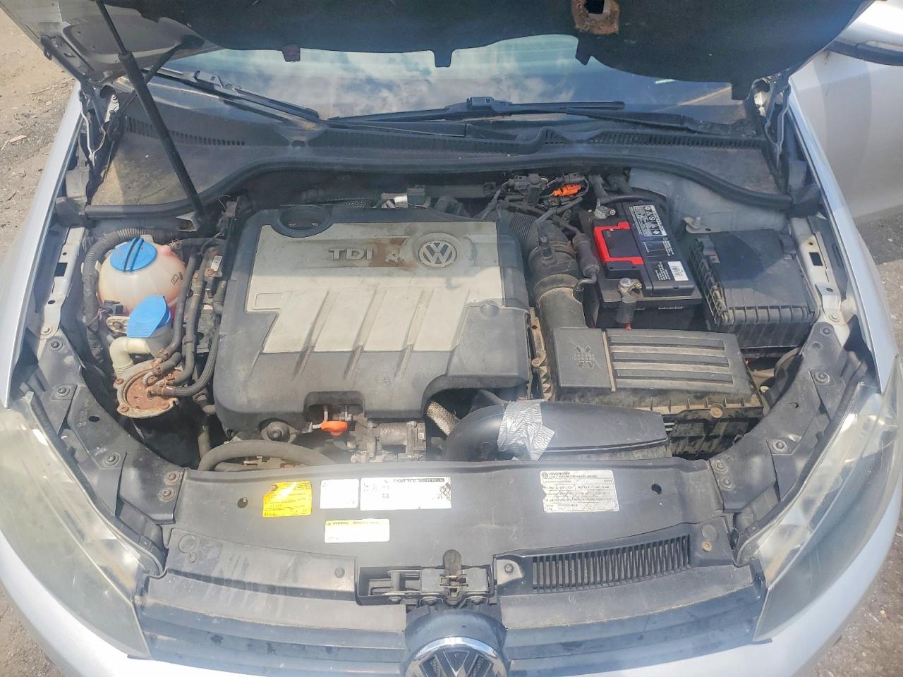 2012 Volkswagen Golf Silver vin: WVWNM7AJ8CW301062