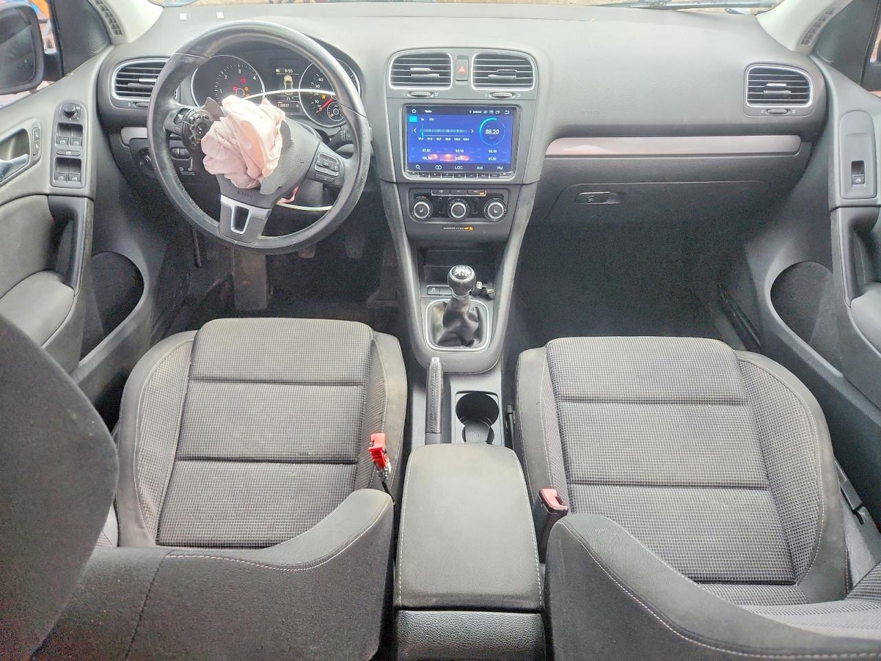 2012 Volkswagen Golf Blue vin: WVWNM7AJXCW213307
