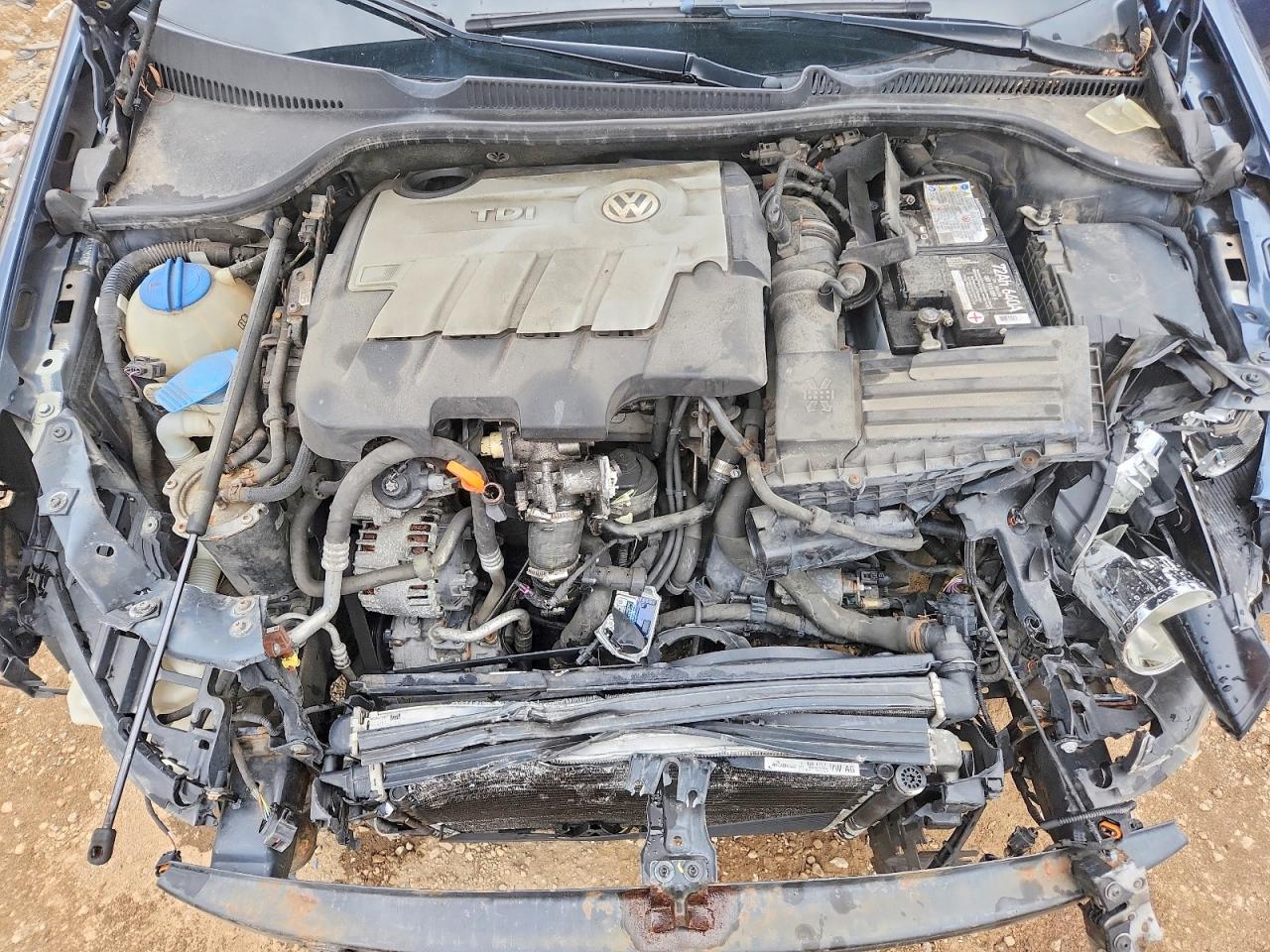 2012 Volkswagen Golf Blue vin: WVWNM7AJXCW213307