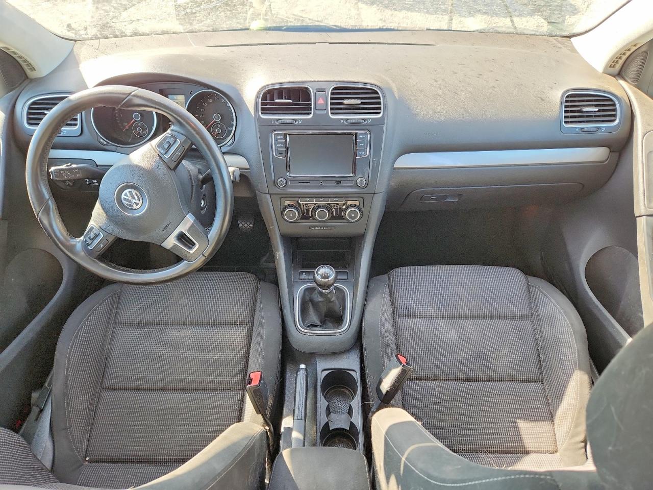 2013 Volkswagen Golf Black vin: WVWNM7AJXDW048697