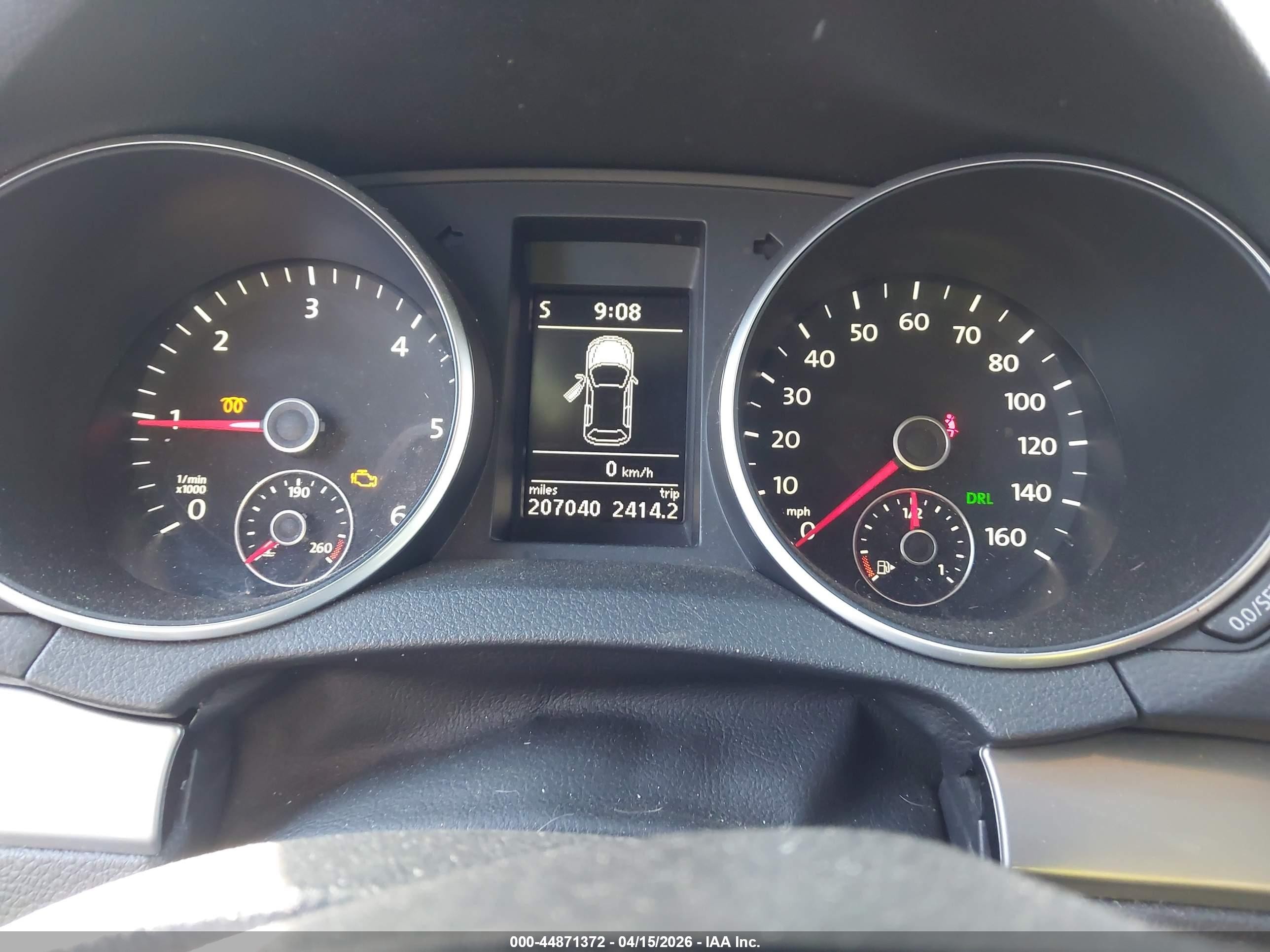 2011 Volkswagen Golf Tdi 4-door Black vin: WVWNM9AJ7BW191681