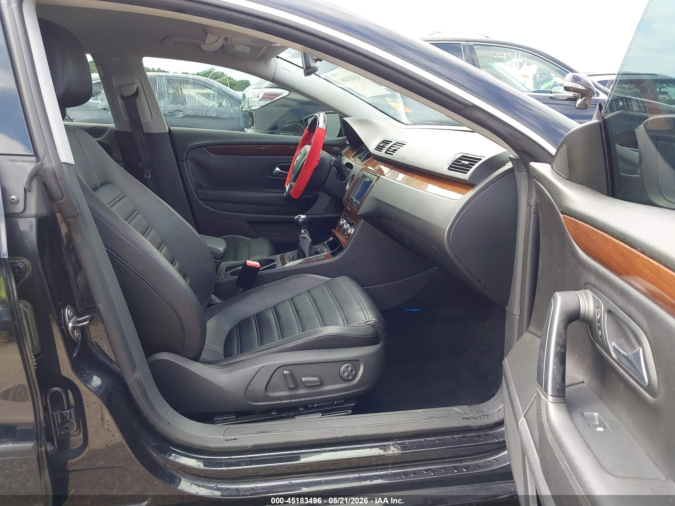 2010 Volkswagen Cc Sport Black vin: WVWNN7AN2AE532025