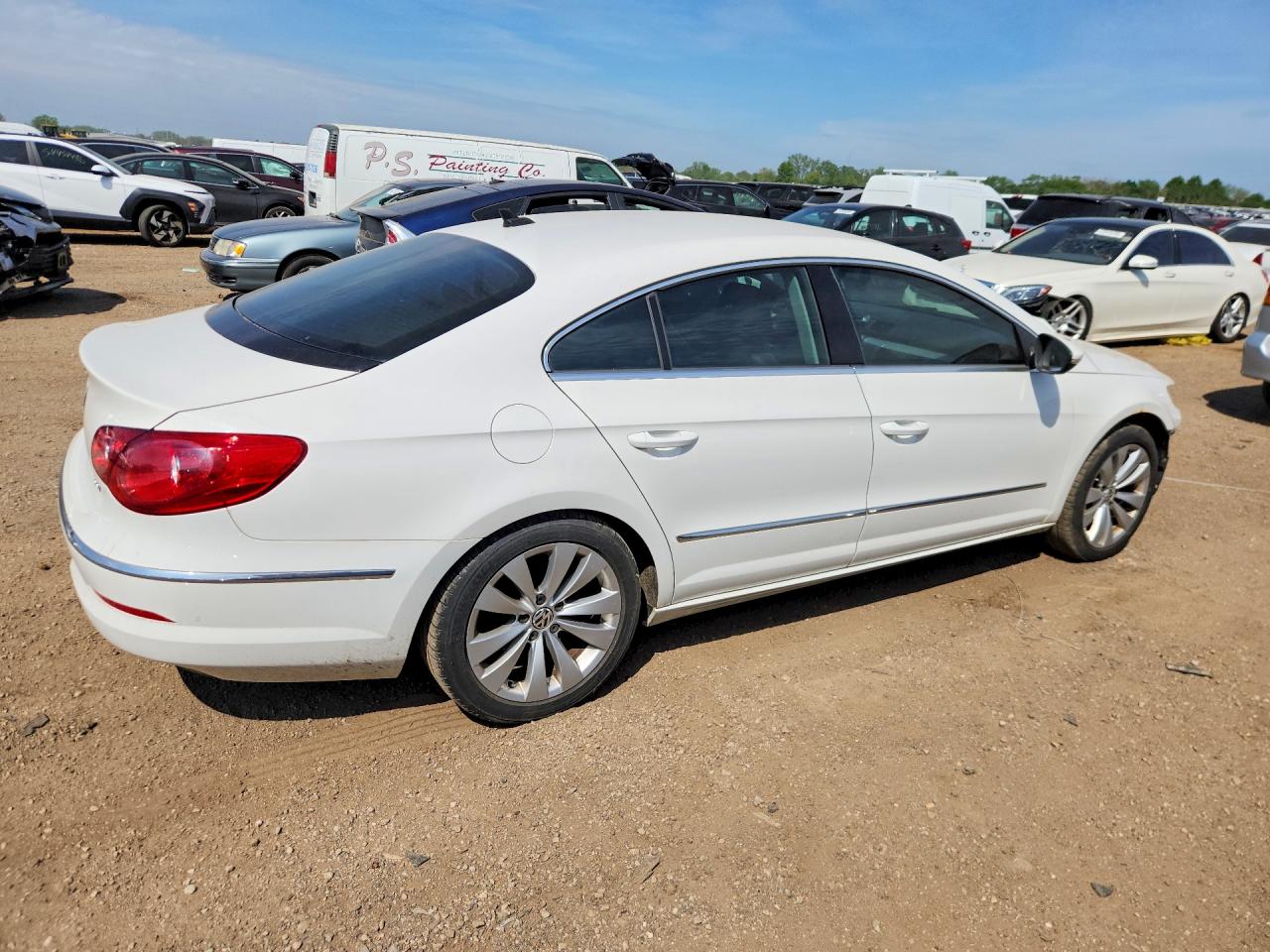 2010 Volkswagen Cc Sport Белый vin: WVWNN7AN4AE554320