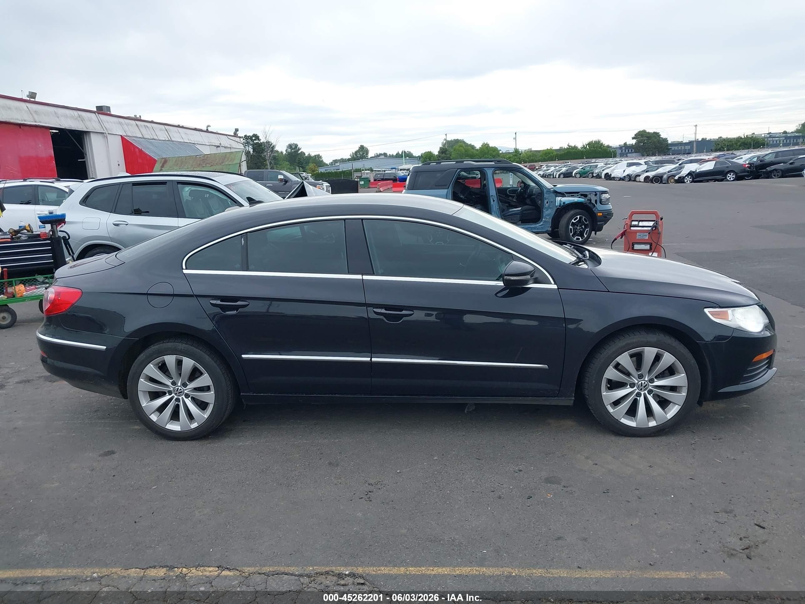 2011 Volkswagen Cc Sport Black vin: WVWNP7AN2BE728431