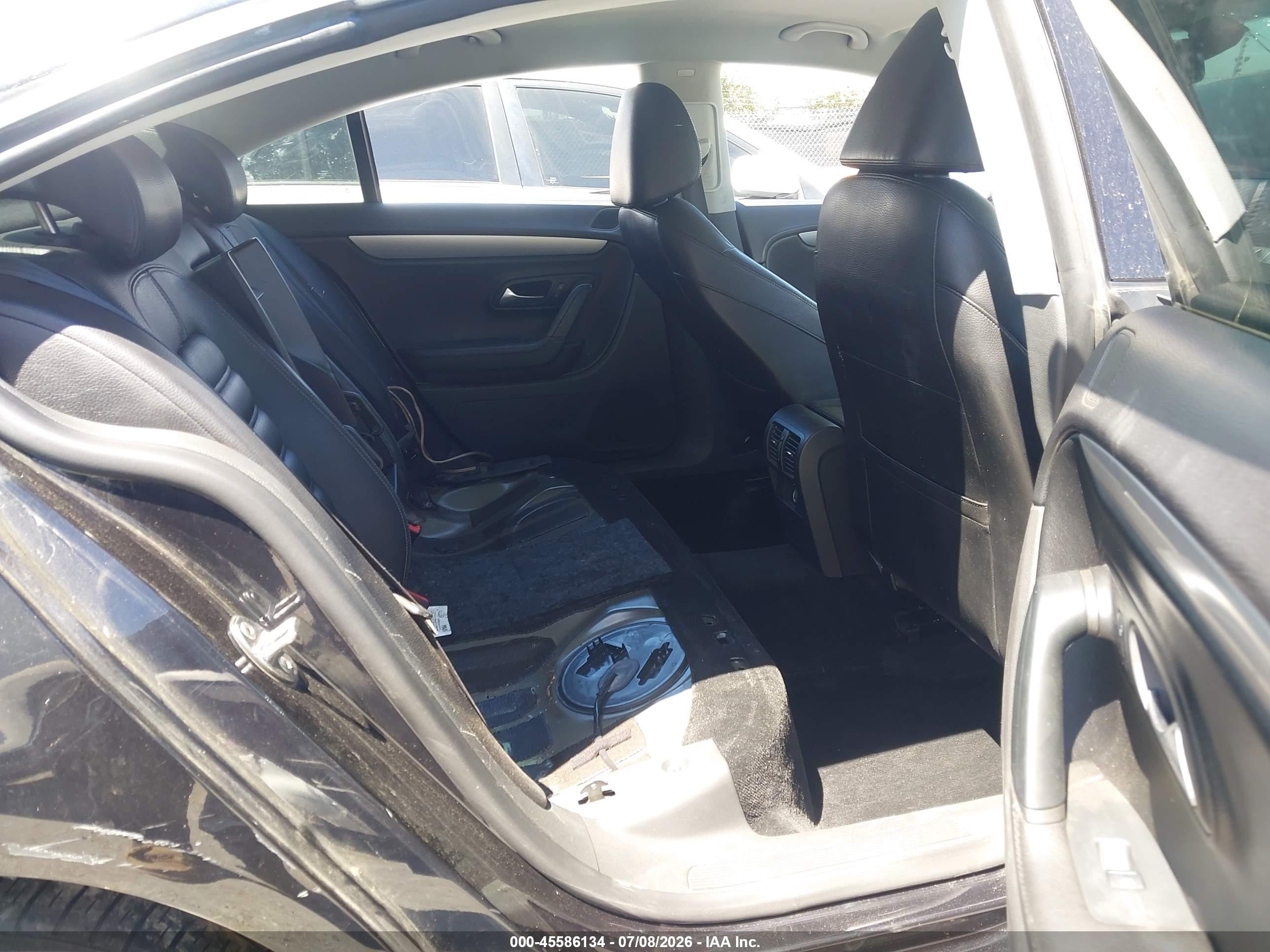 2010 Volkswagen Cc Sport Black vin: WVWNP7AN5AE555244