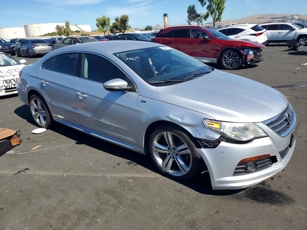 2012 Volkswagen Cc Silver vin: WVWNP7AN5CE508430