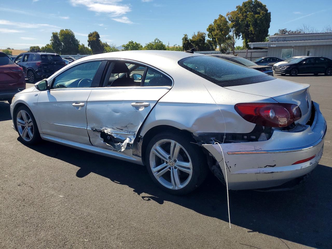 2012 Volkswagen Cc Silver vin: WVWNP7AN5CE508430