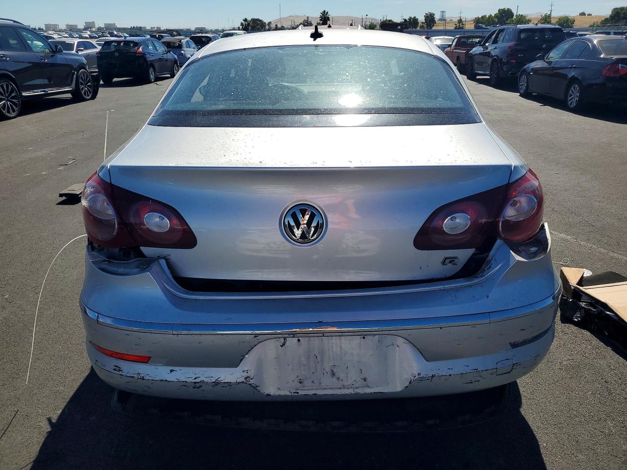 2012 Volkswagen Cc Silver vin: WVWNP7AN5CE508430