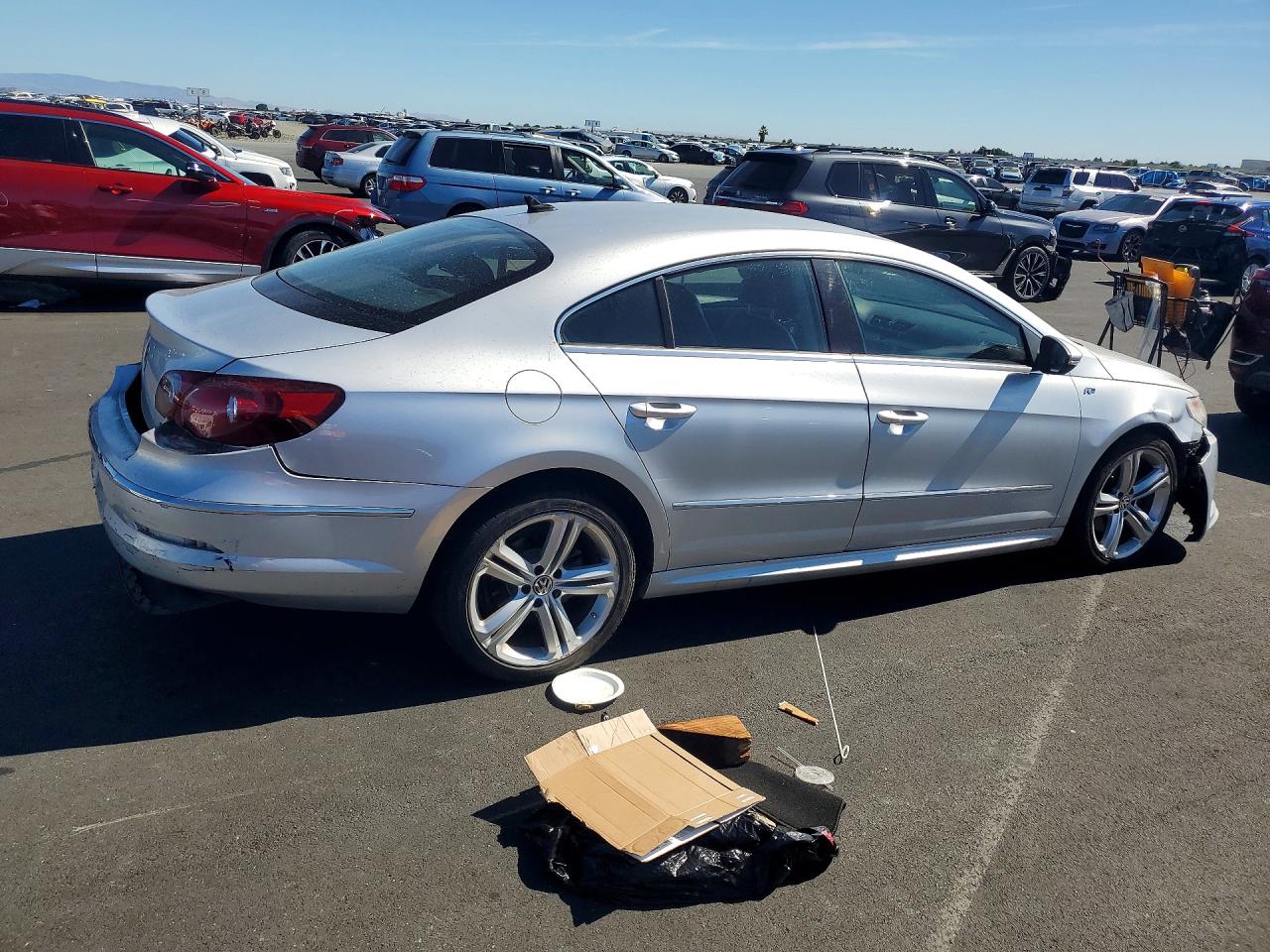 2012 Volkswagen Cc Silver vin: WVWNP7AN5CE508430