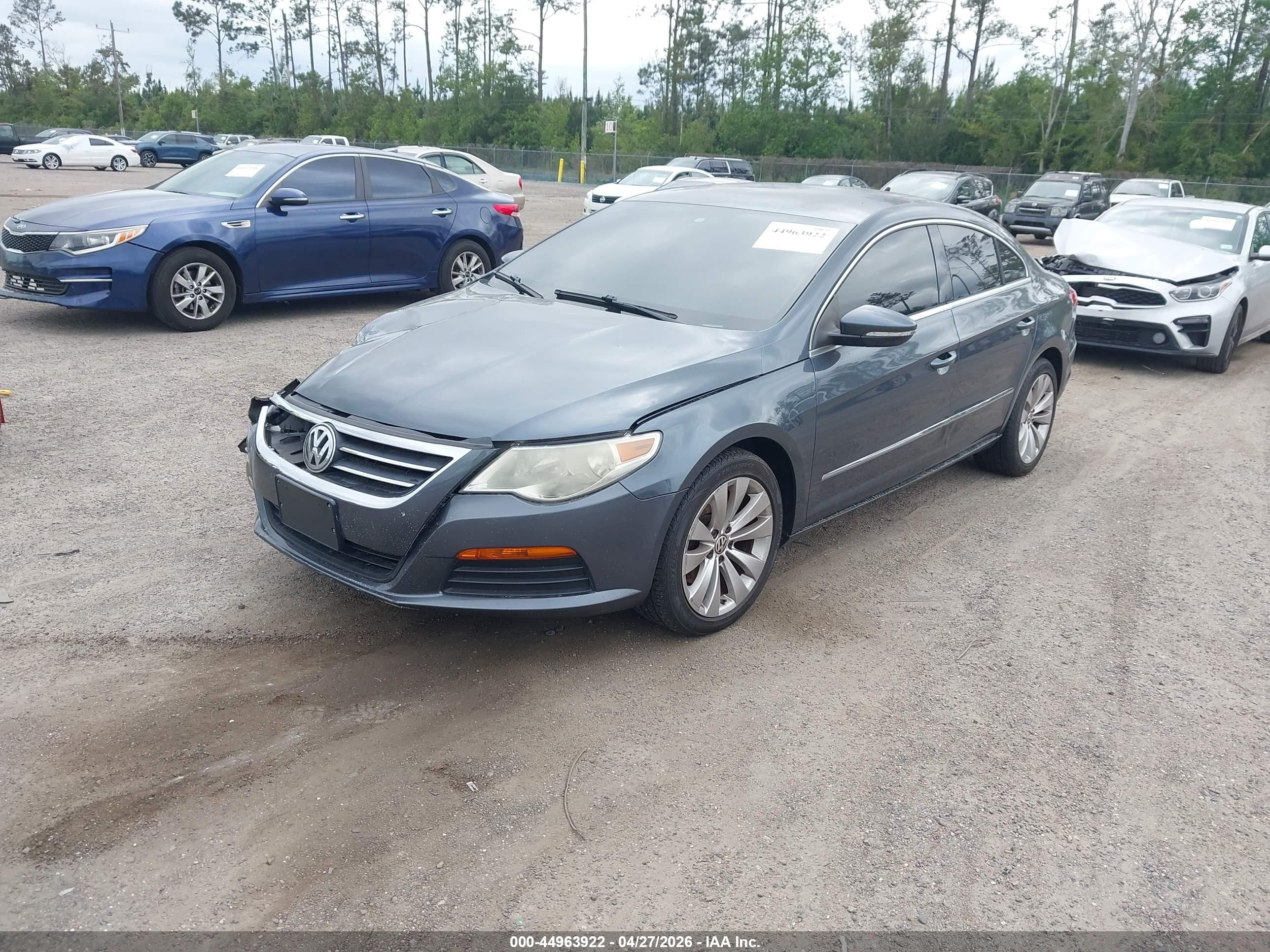 2012 Volkswagen Cc Sport Gray vin: WVWNP7AN6CE533935