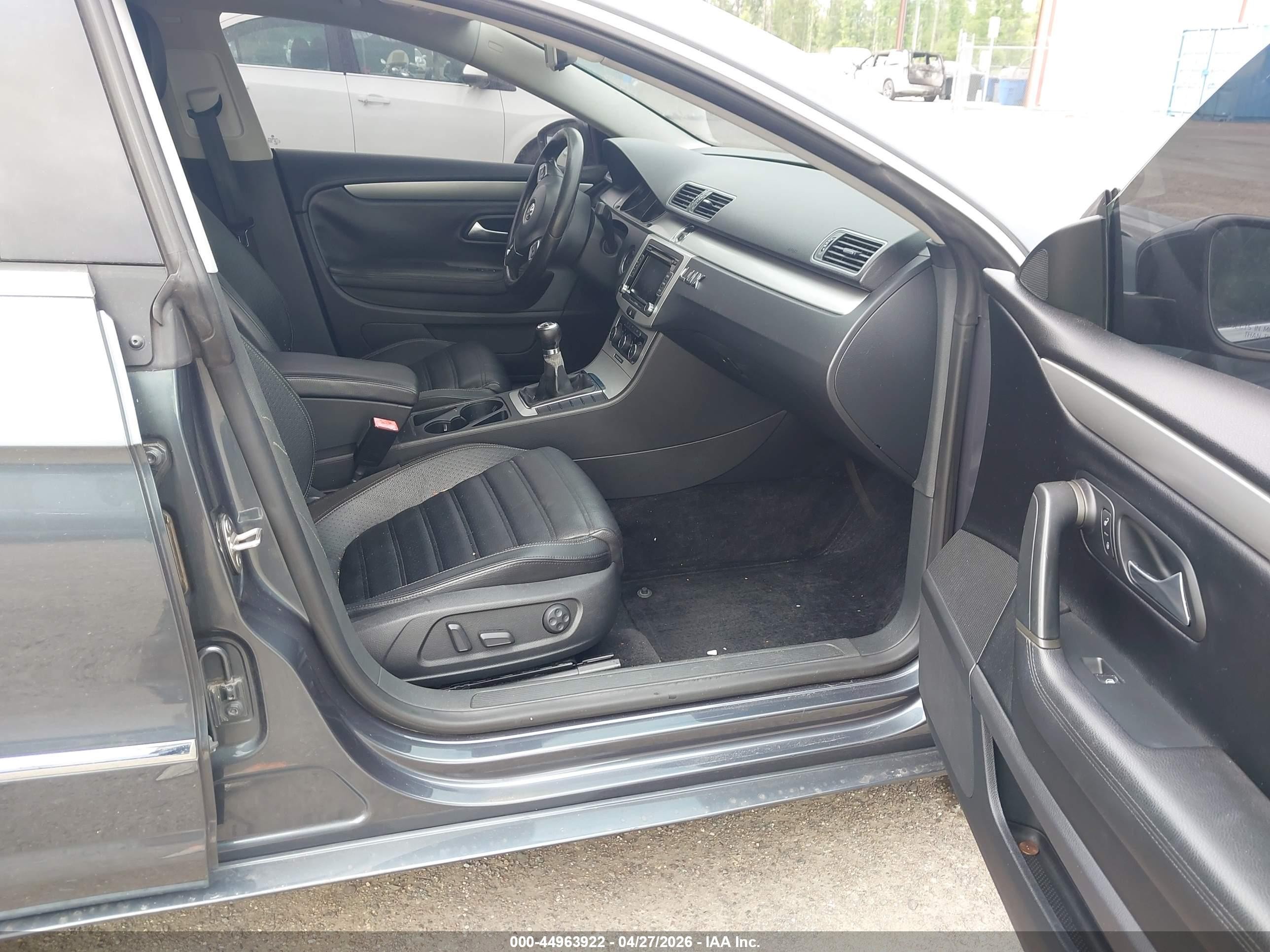 2012 Volkswagen Cc Sport Gray vin: WVWNP7AN6CE533935